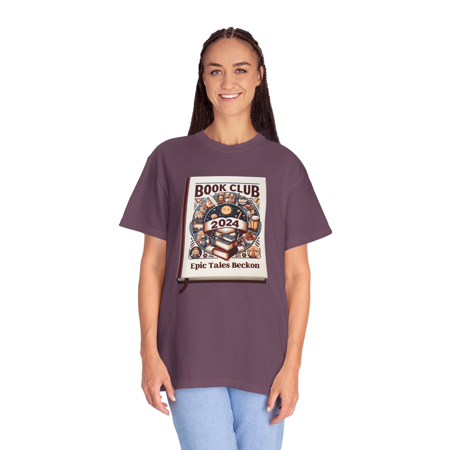 2024 Book Club - Literary Adventure tshirt - Epic Tales Beckon