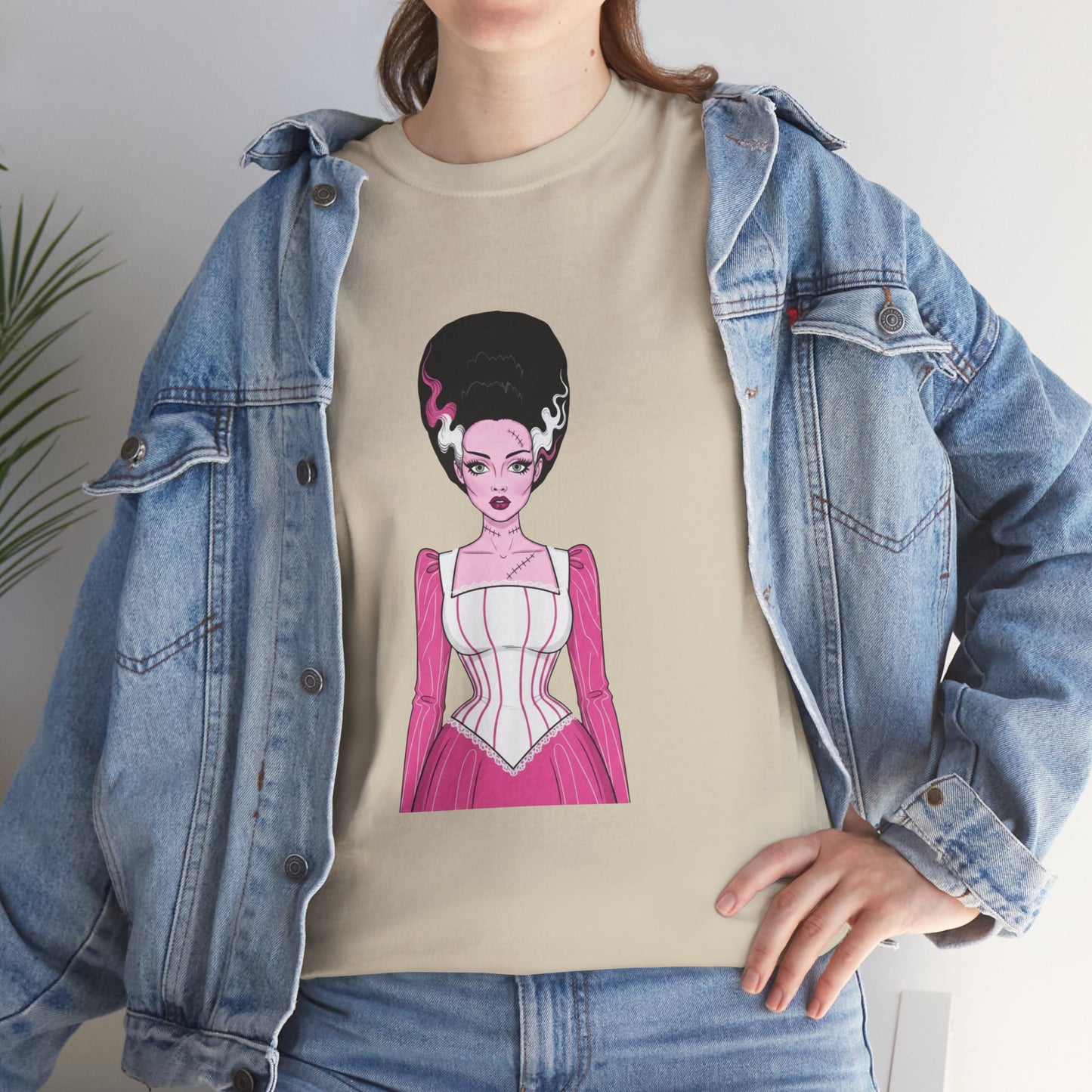 Pink Bride of Frankenstein Awareness Tee
