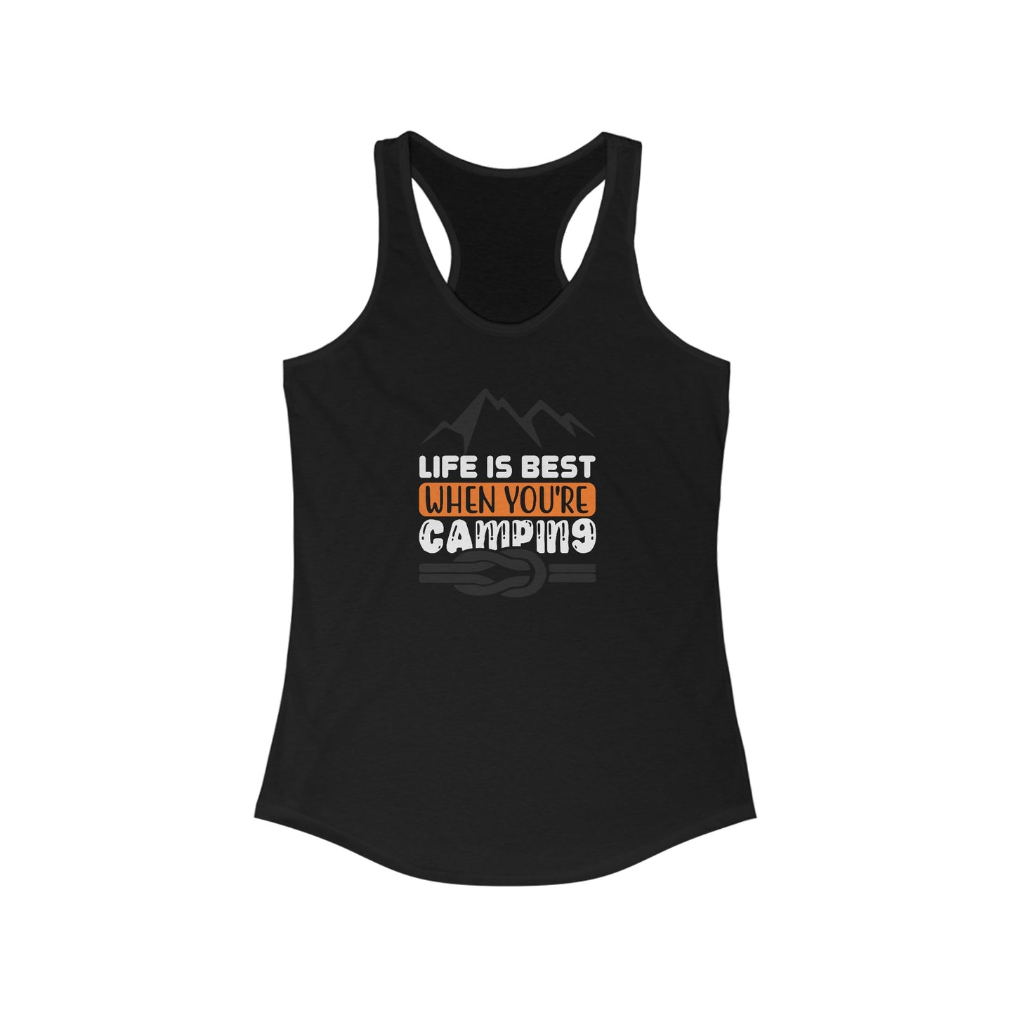 “Outdoor Adventure Women’s Tank Top - Life is Best When You’re Camping