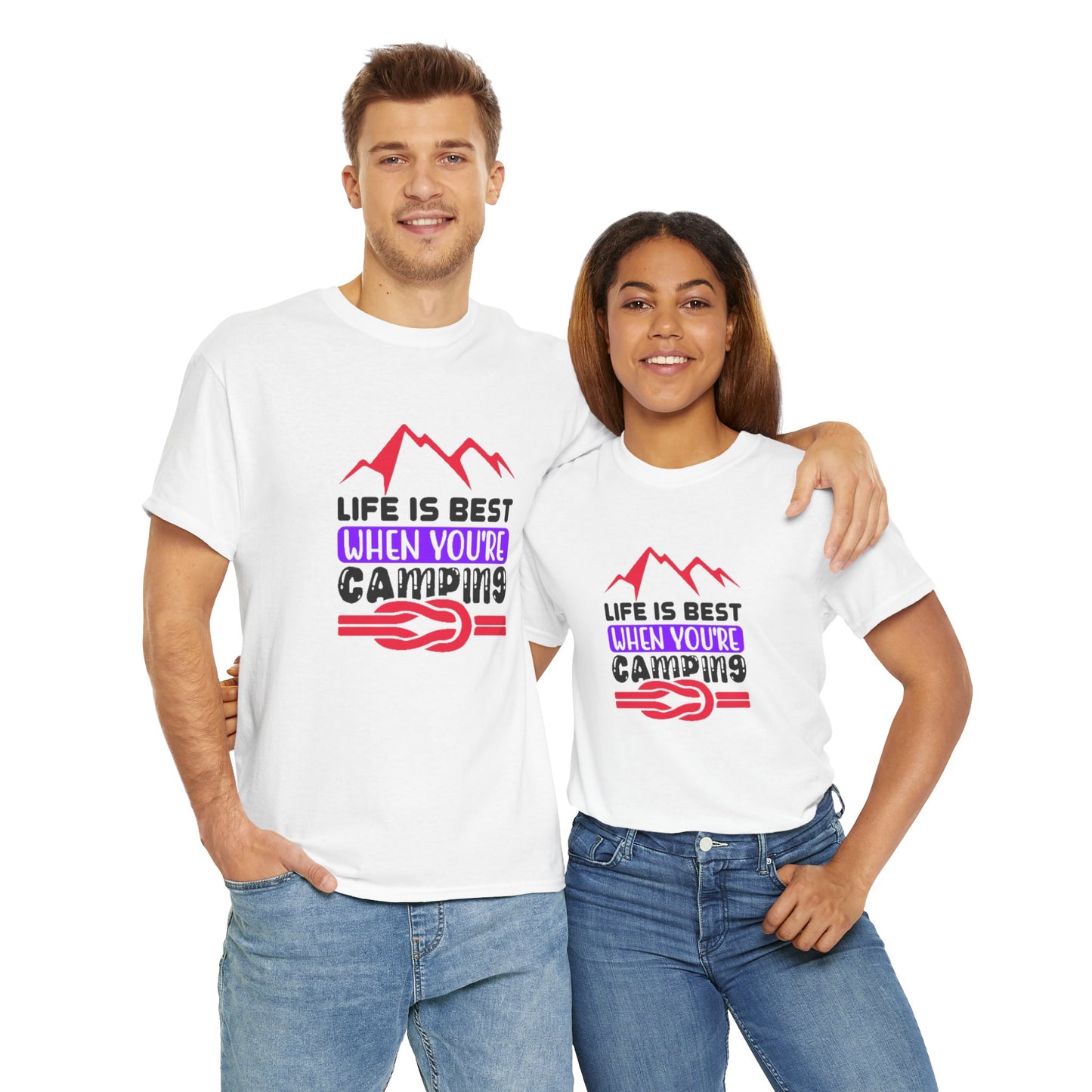 Mountain Adventure Camping Tee – Embrace the Great Outdoors