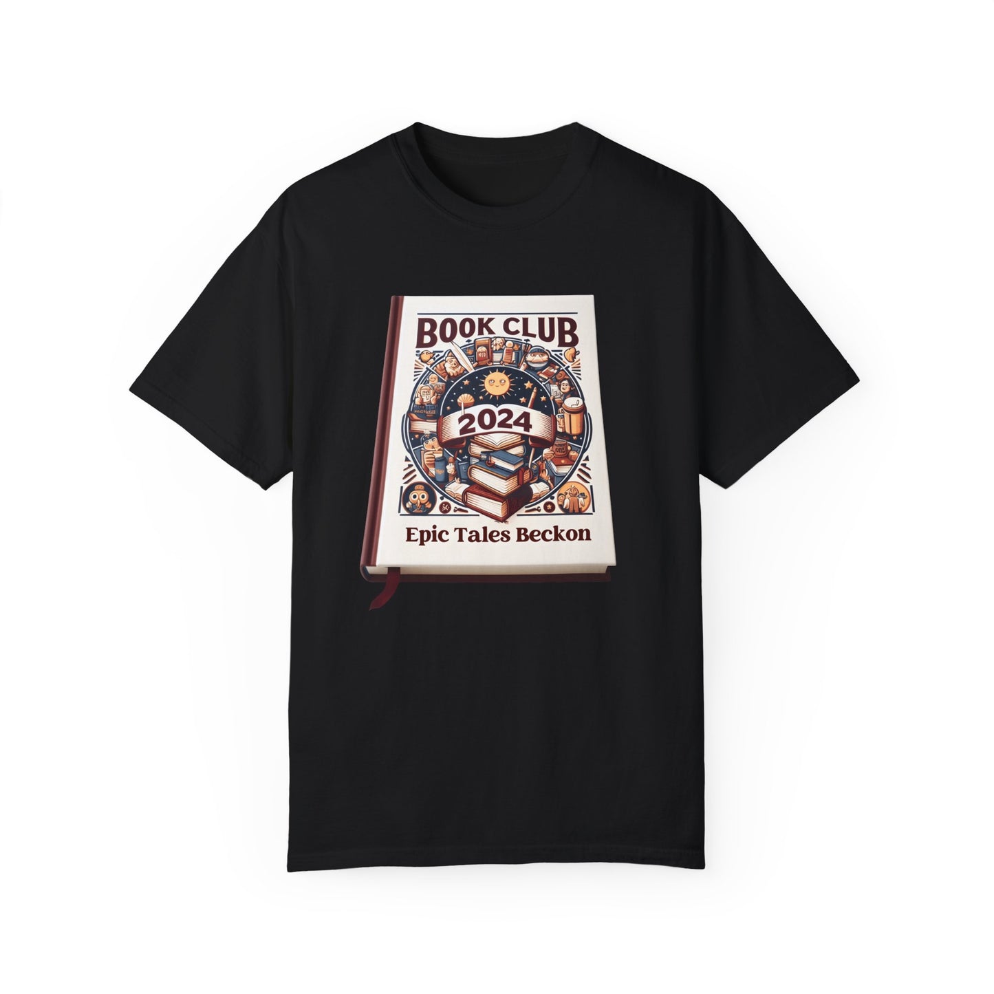 2024 Book Club - Literary Adventure tshirt - Epic Tales Beckon