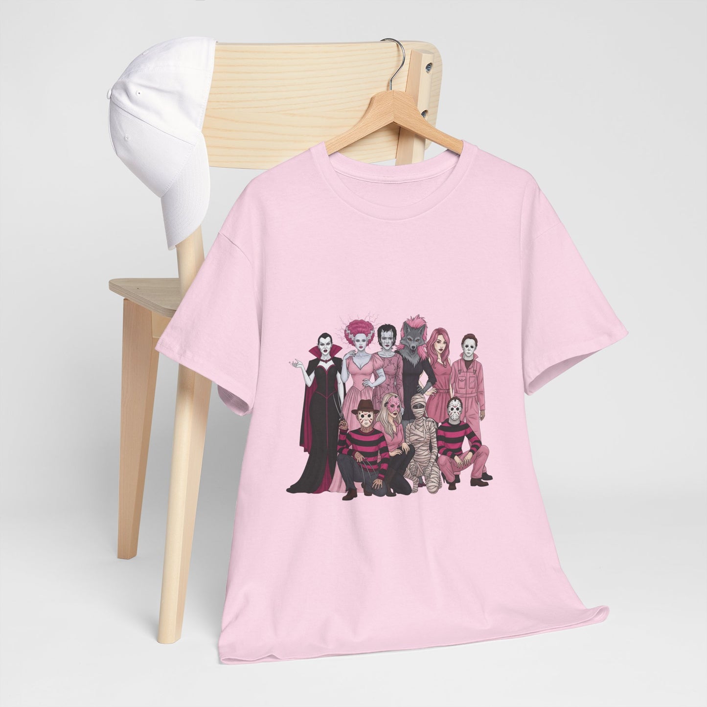 Horror Warriors in Pink Shirt Unisex Tee - Breast Cancer Awareness Month