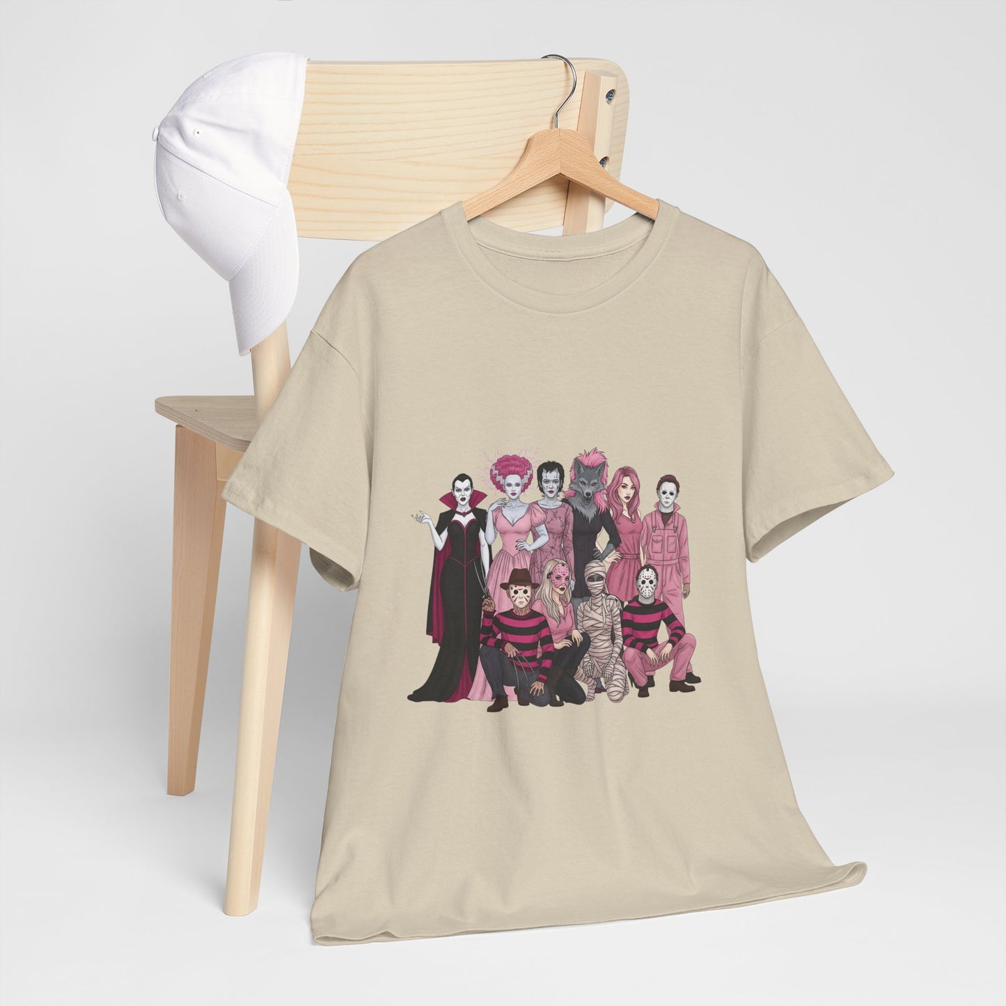 Horror Warriors in Pink Shirt Unisex Tee - Breast Cancer Awareness Month