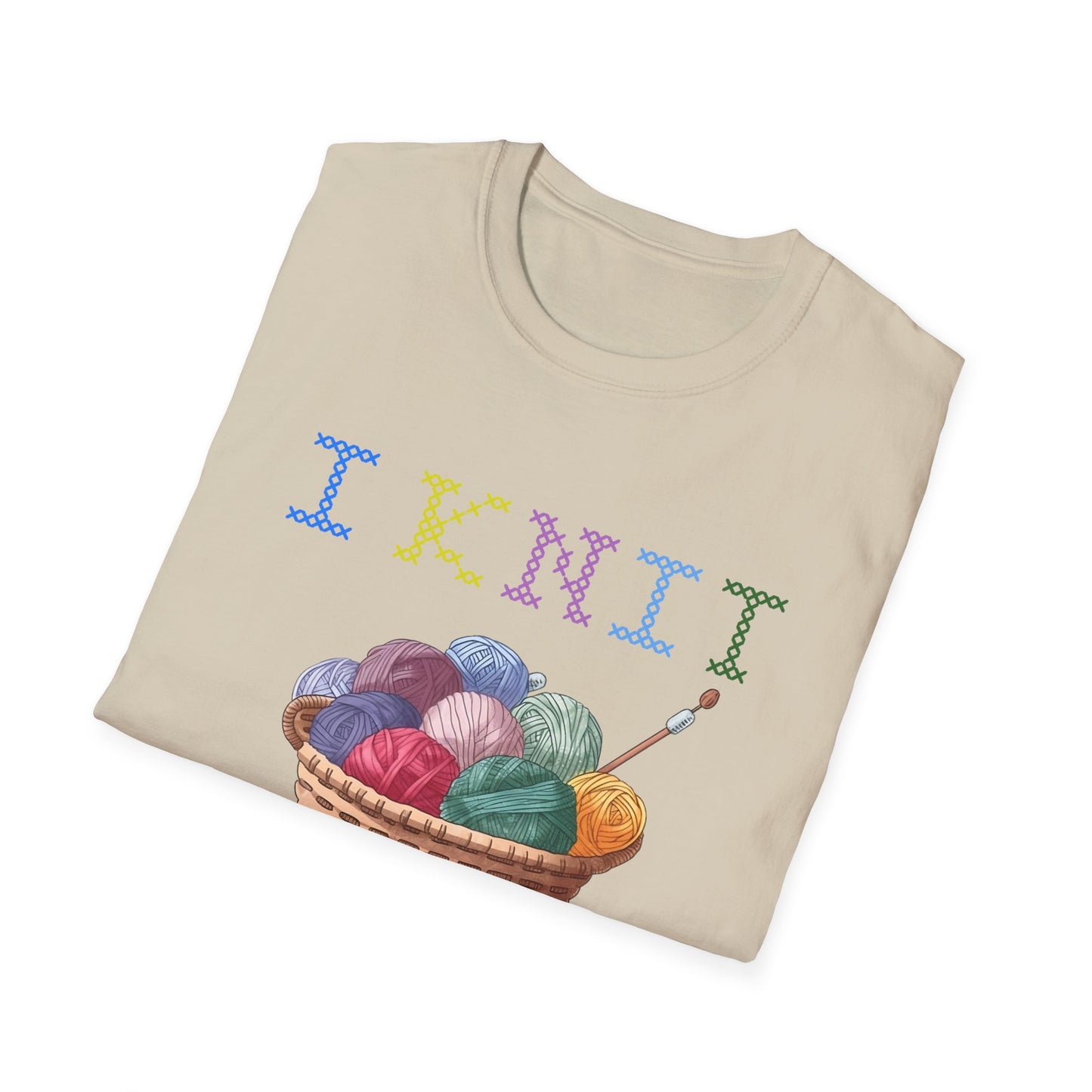 Humorous Knitting T-Shirt - I Knit Past My Bedtime - Unique, Comfortable & Crafty