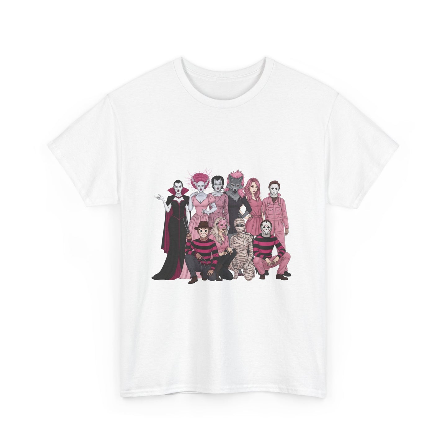 Horror Warriors in Pink Shirt Unisex Tee - Breast Cancer Awareness Month