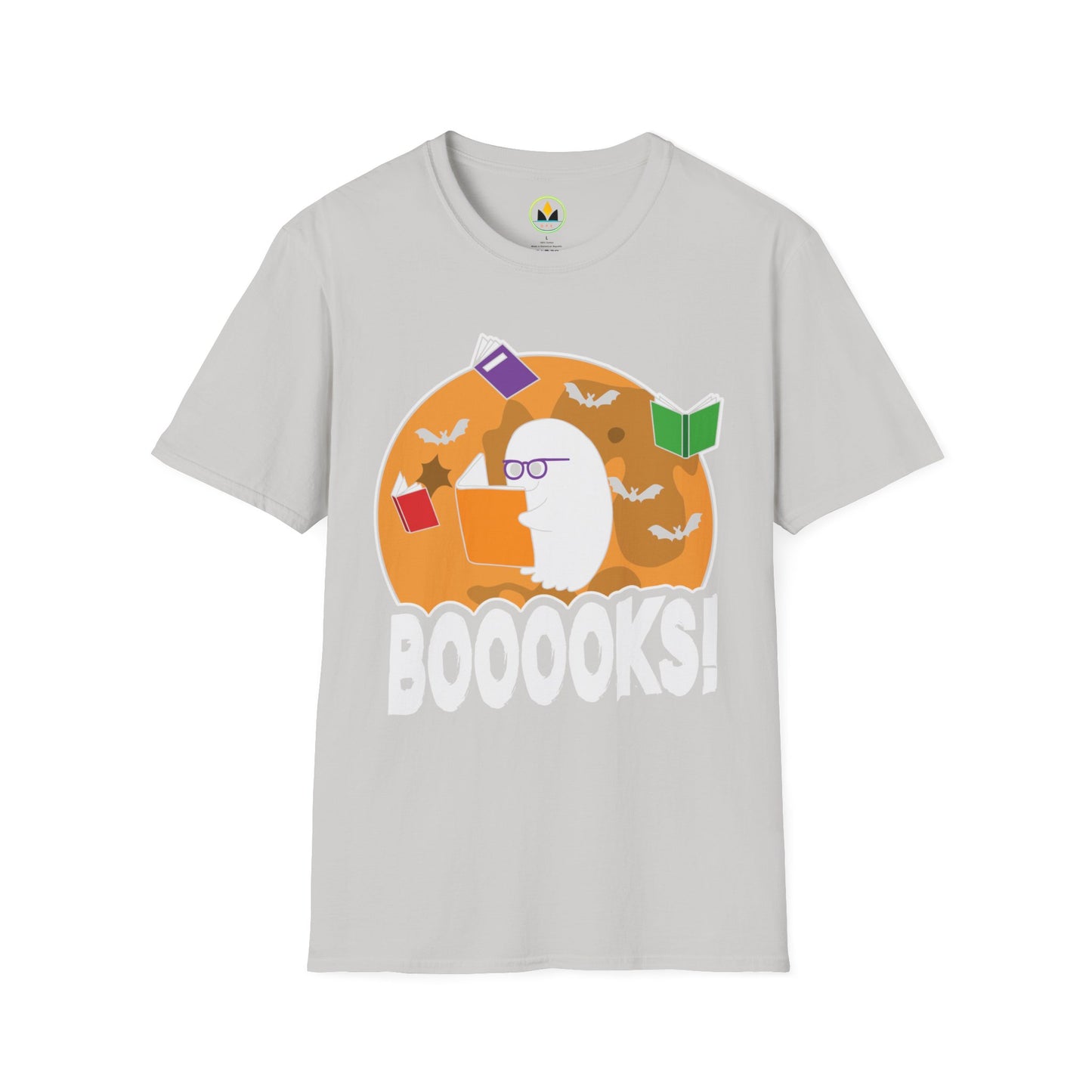 Ghostly Reader - Spooky Halloween BOOOOKS! Tee