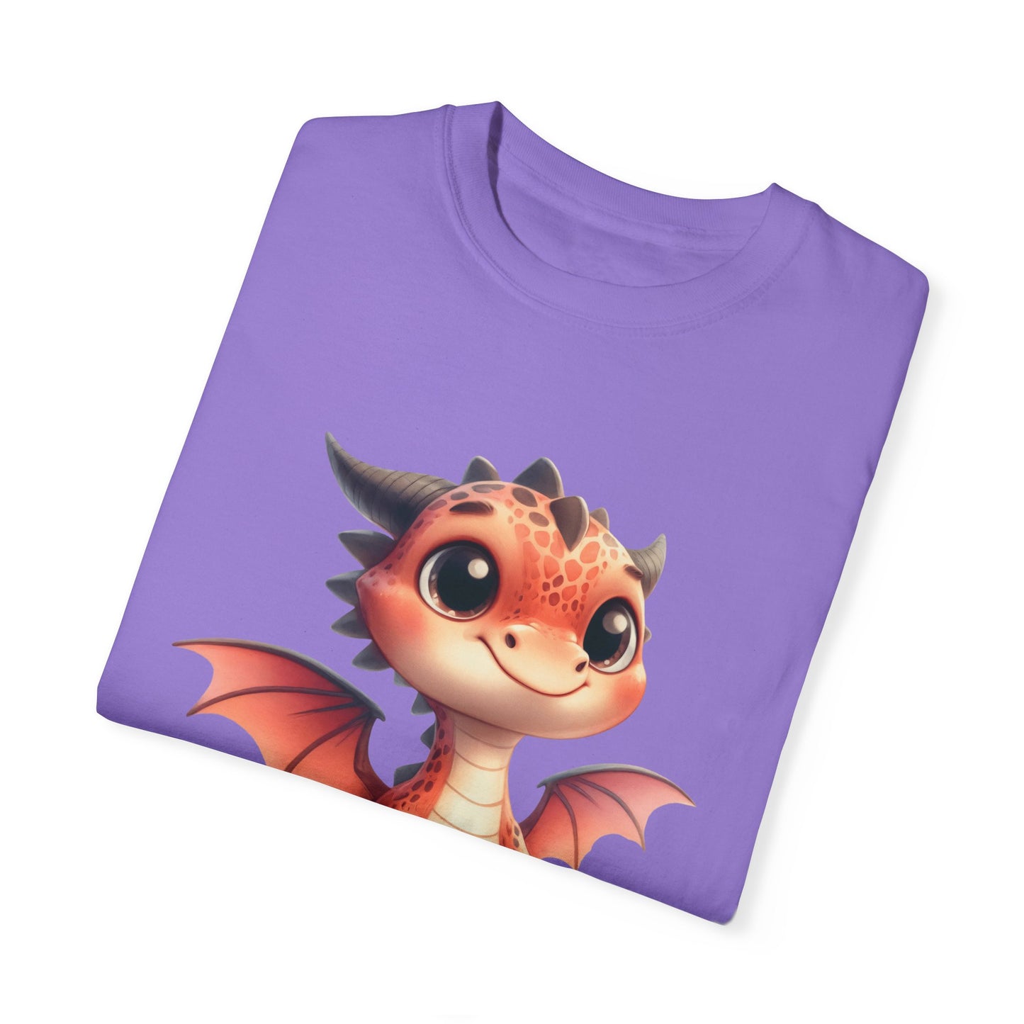 Adorable Dragon Whelp Tee - Soft Cotton T-Shirt with Fantasy Creature tee