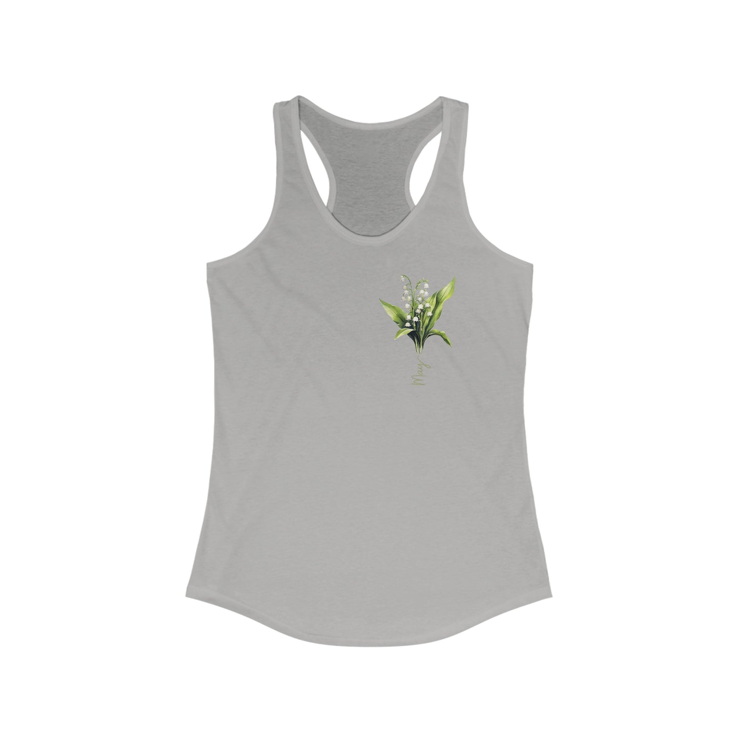 May Blossom Elegance - Lily of the Valley Women’s Tank Top
