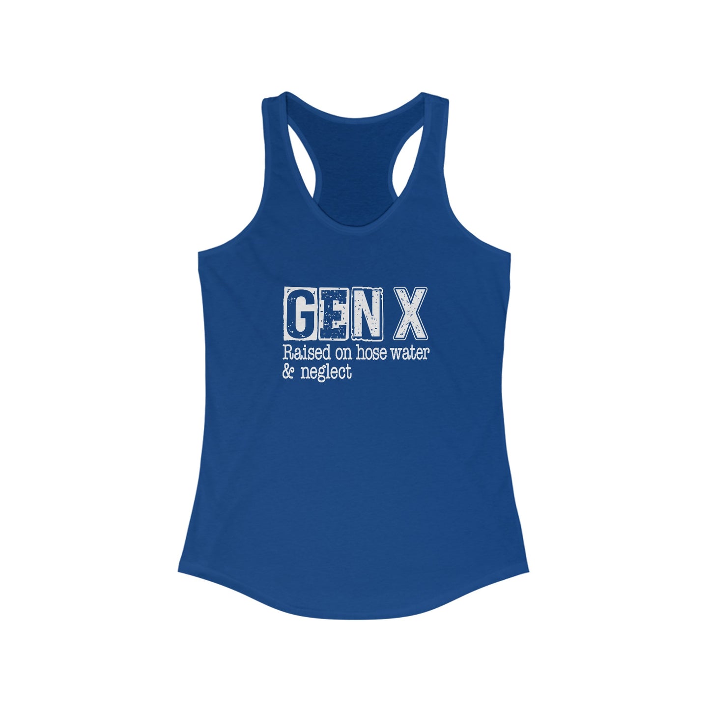 Gen X Nostalgia - Women’s Vintage Tank Top | ‘Raised on Hose Water & Neglect