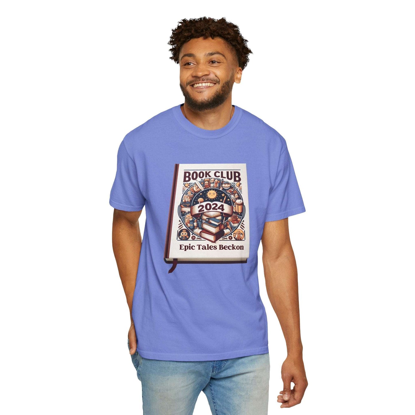 2024 Book Club - Literary Adventure tshirt - Epic Tales Beckon