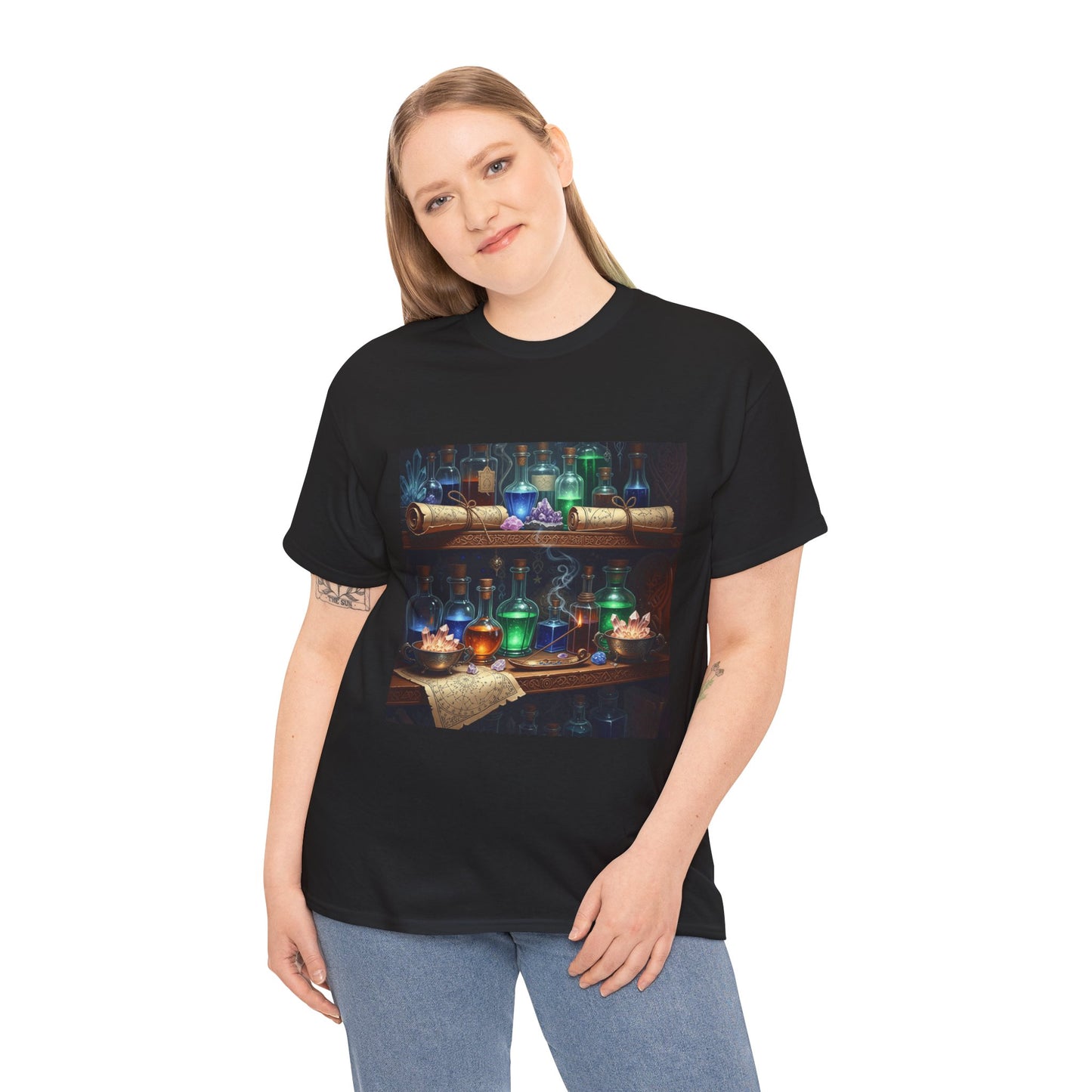 Witch's Potion Shelf Halloween Tee
