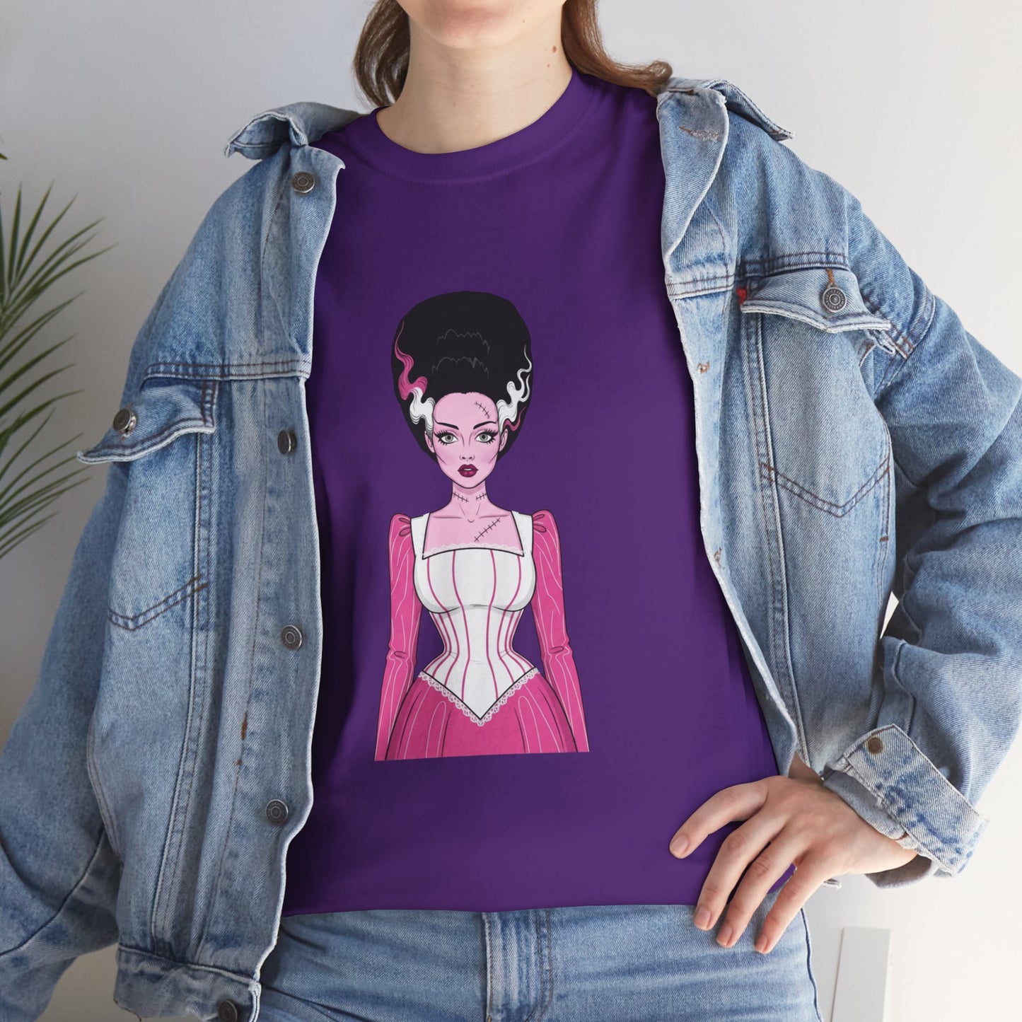 Pink Bride of Frankenstein Awareness Tee