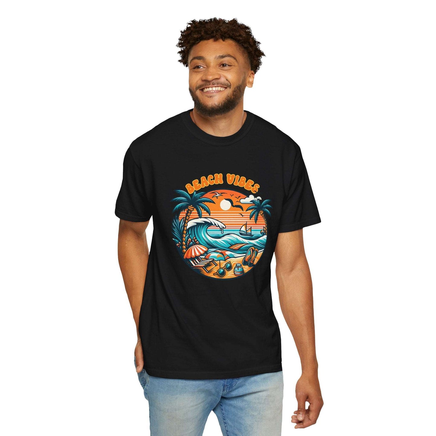 Beach Vibes - Retro Summer Bliss T-Shirt