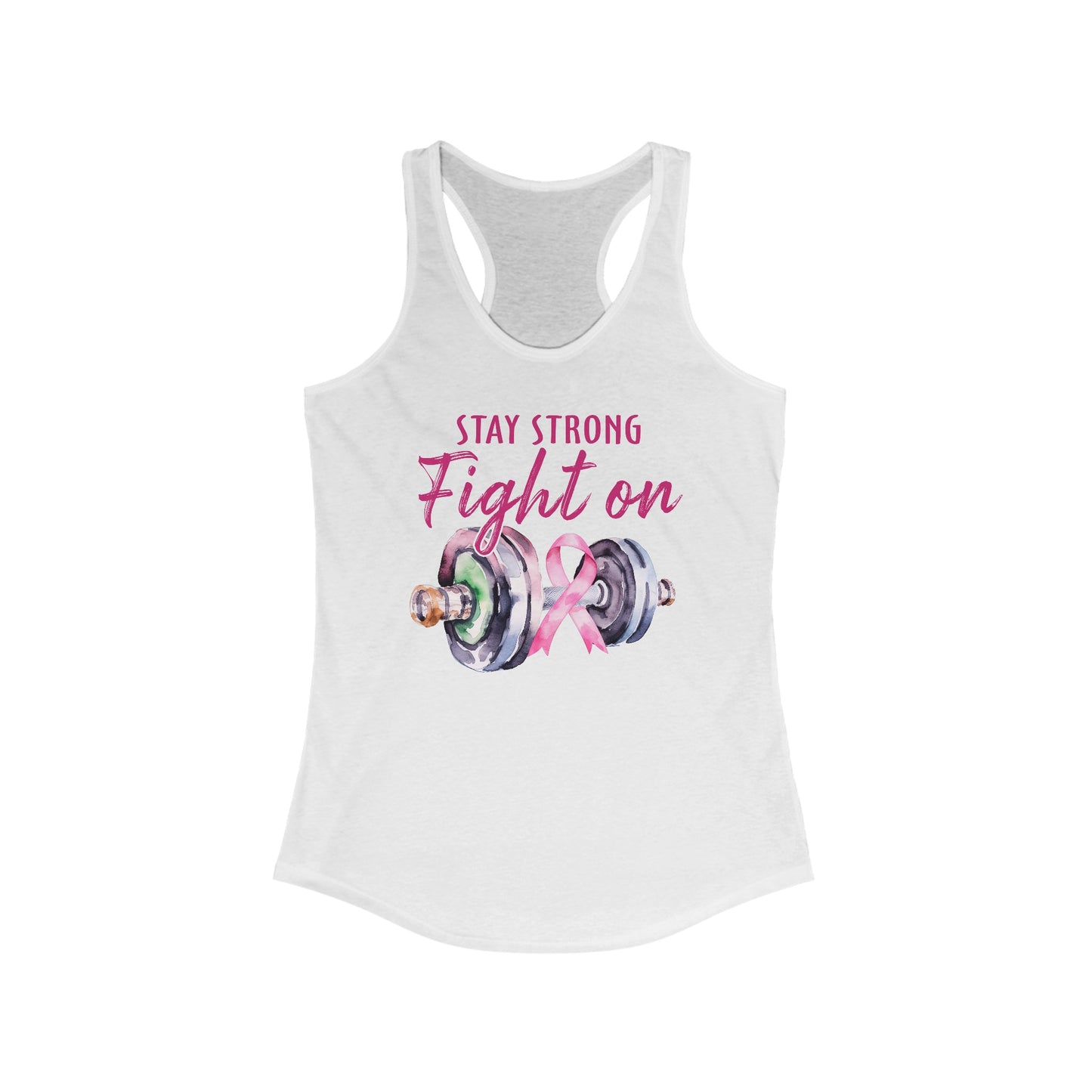 Empowerment Women’s Cancer Awareness Tank Top - Motivational Fitness Apparel