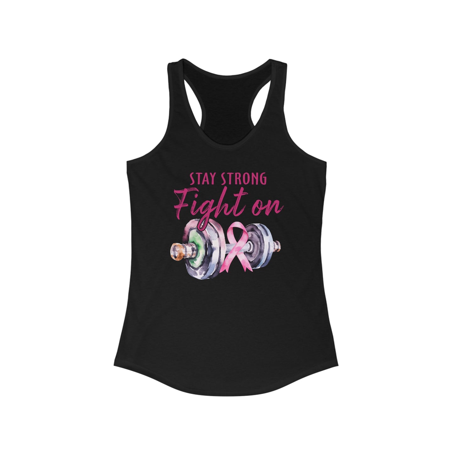 Empowerment Women’s Cancer Awareness Tank Top - Motivational Fitness Apparel