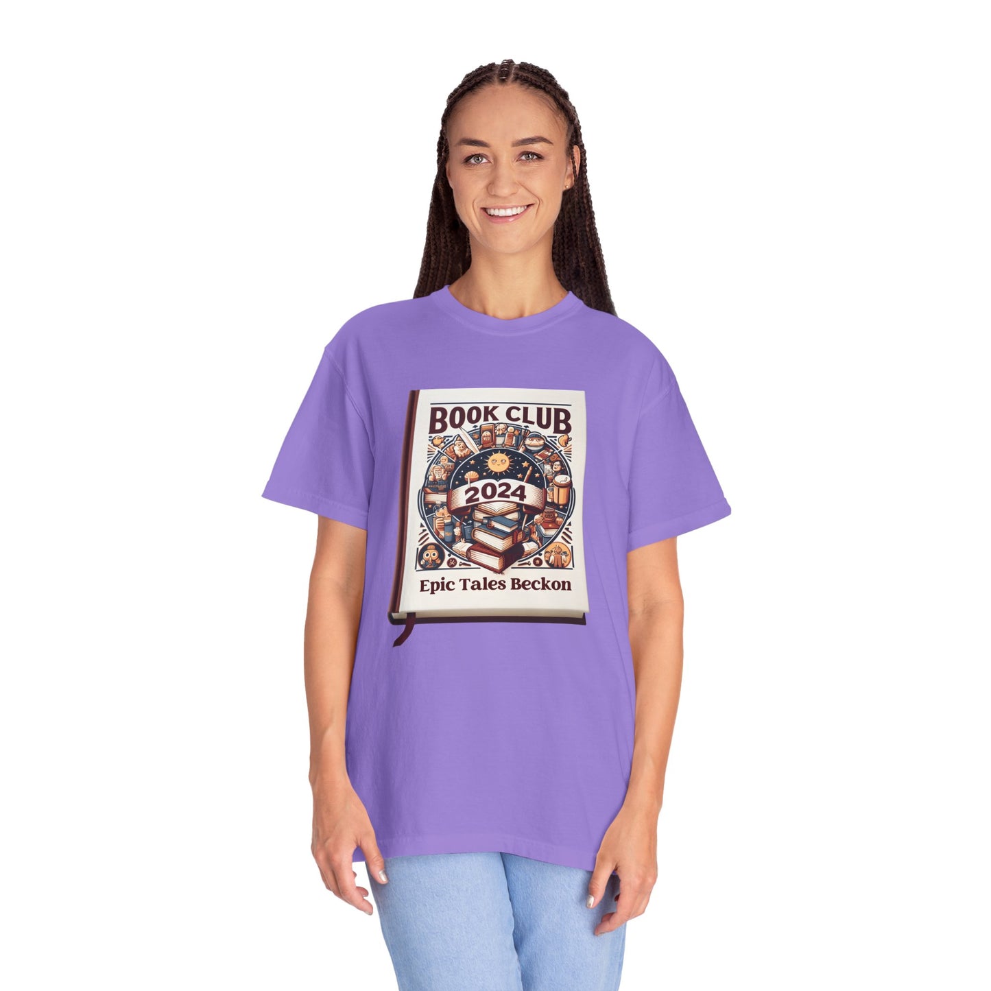2024 Book Club - Literary Adventure tshirt - Epic Tales Beckon
