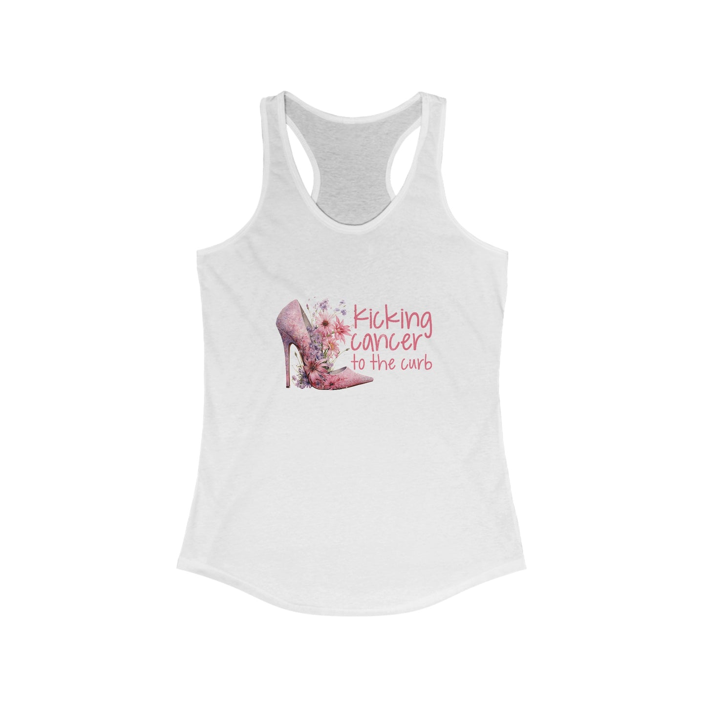 Empowerment Blossoms Tank Top - Kicking Cancer to the Curb - Floral Support Wear