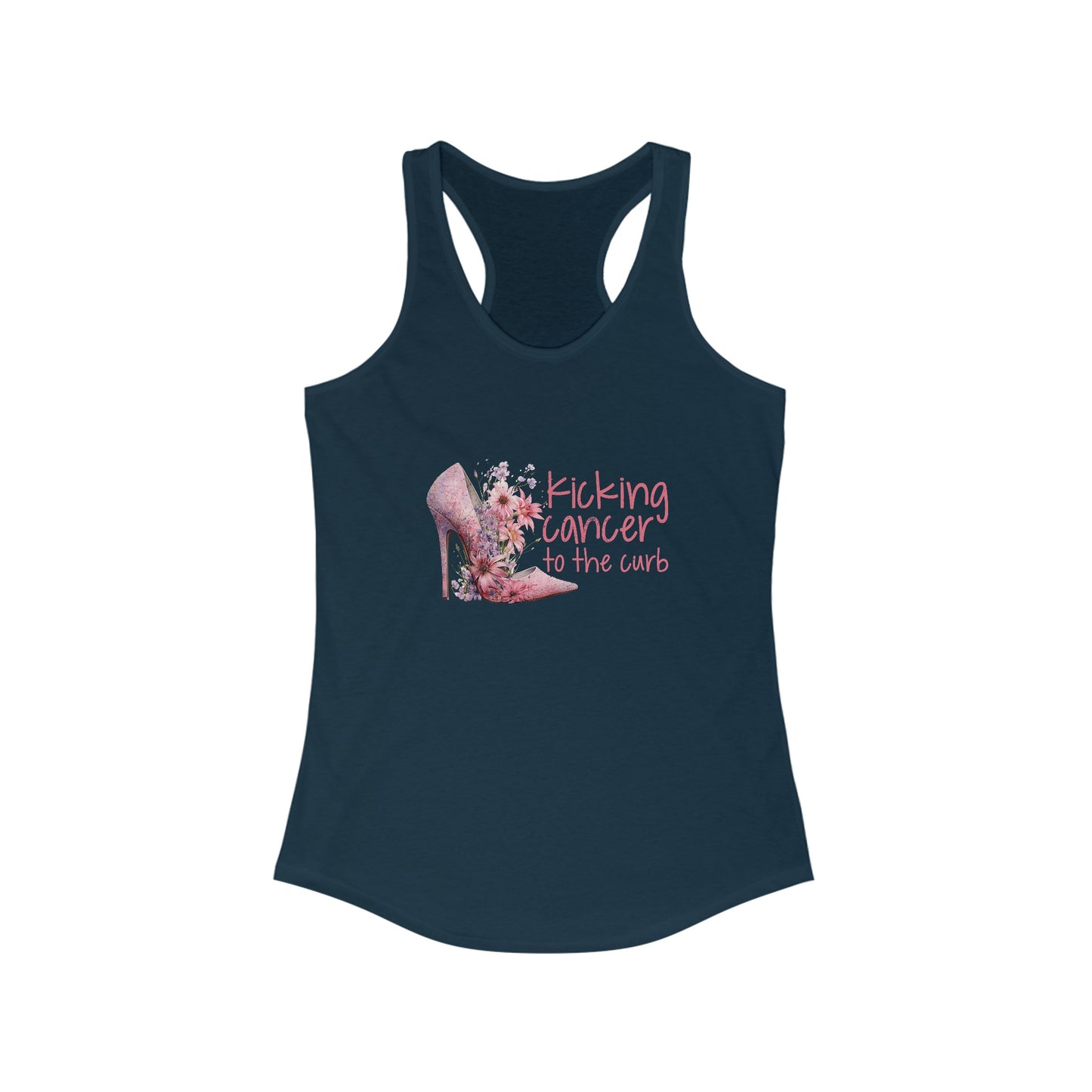 Empowerment Blossoms Tank Top - Kicking Cancer to the Curb - Floral Support Wear