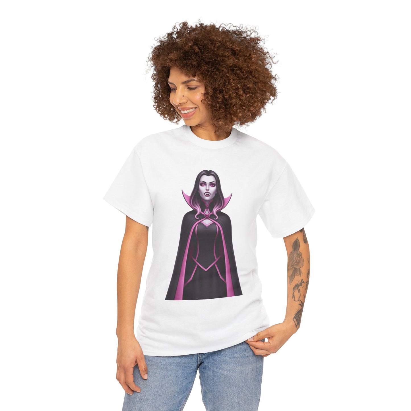 Gothic Vampiress Halloween Tee