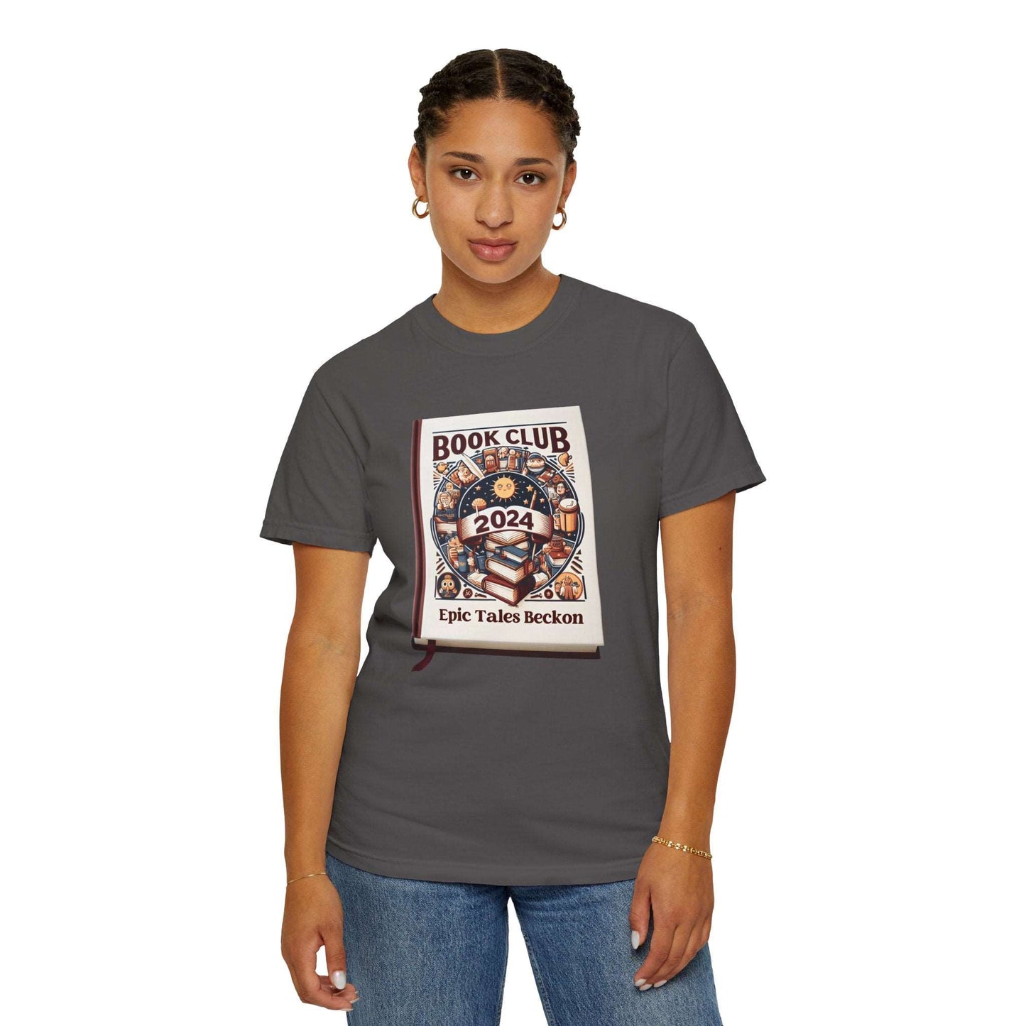 2024 Book Club - Literary Adventure tshirt - Epic Tales Beckon