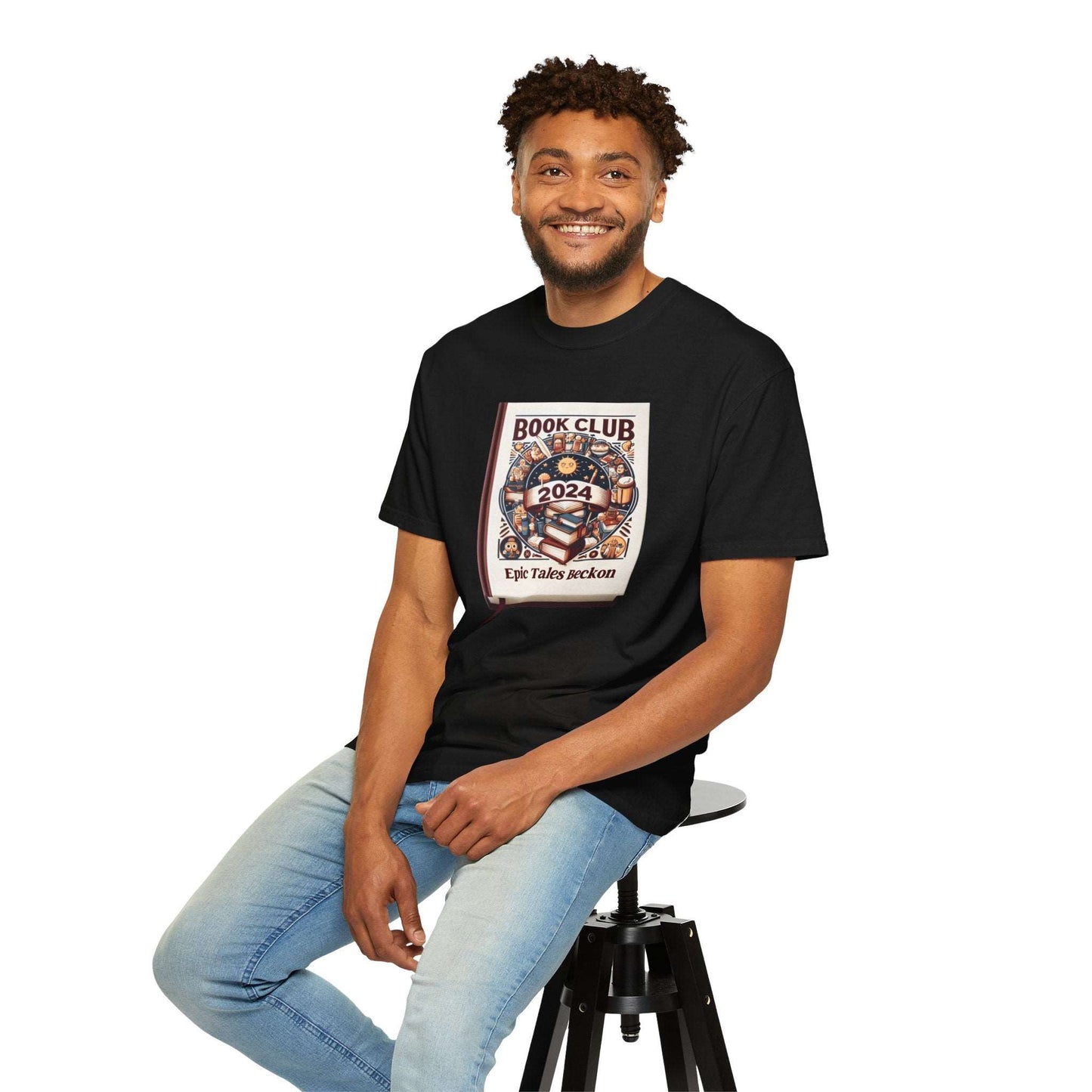 2024 Book Club - Literary Adventure tshirt - Epic Tales Beckon