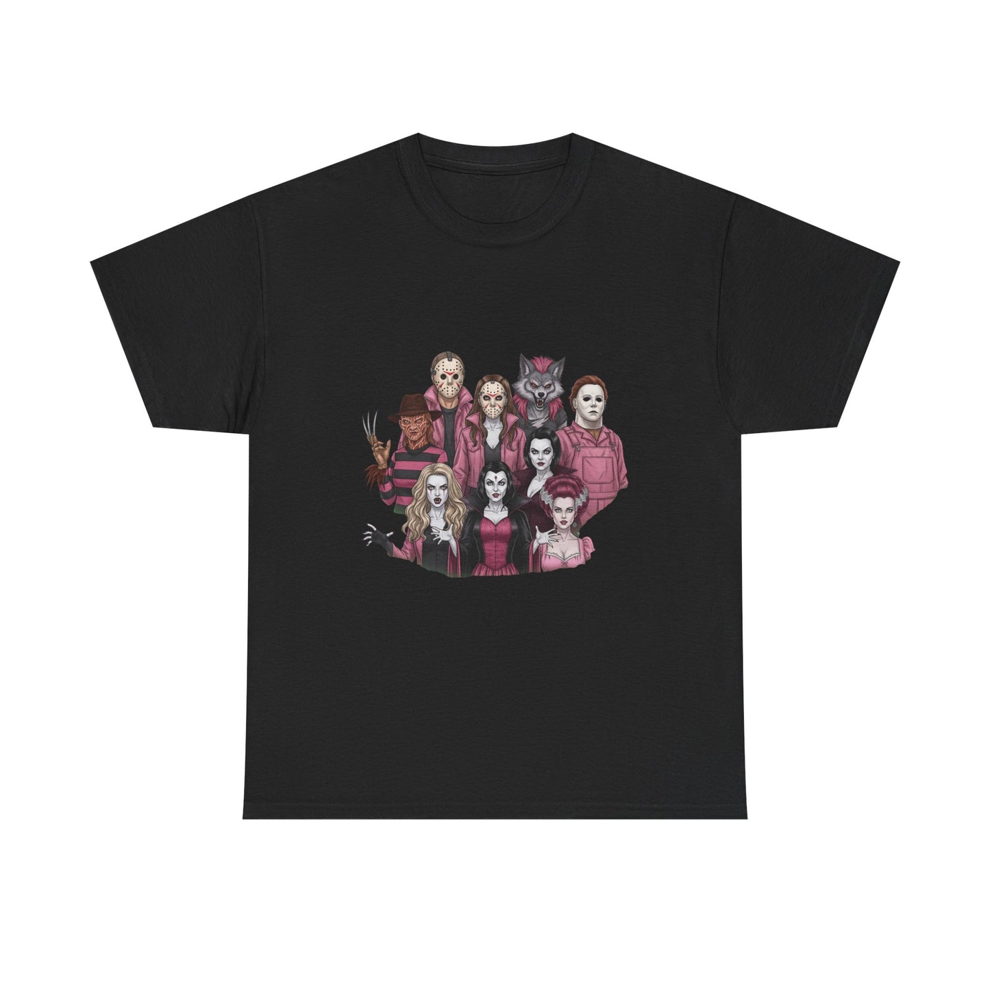 Horror Villains Breast Cancer Awareness Tee