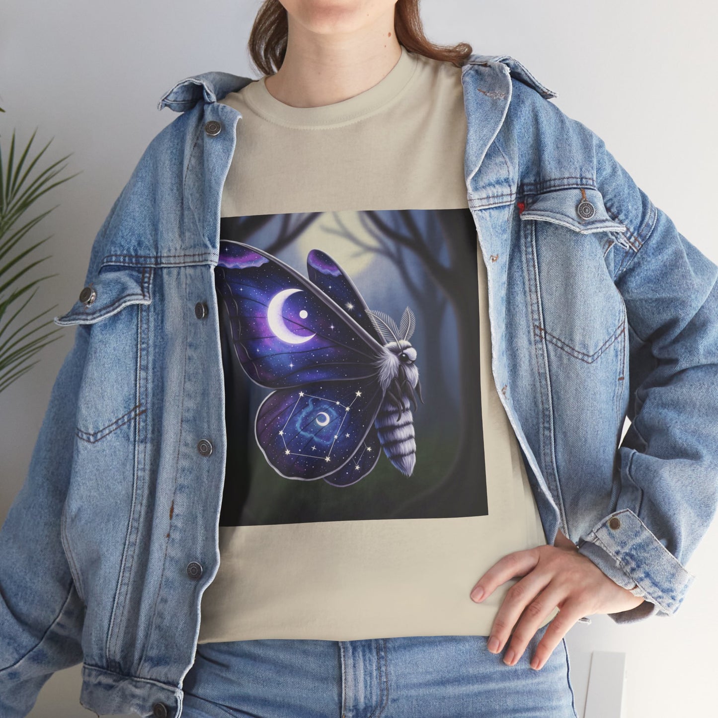 Witchy Galaxy Moth Moon Shirt
