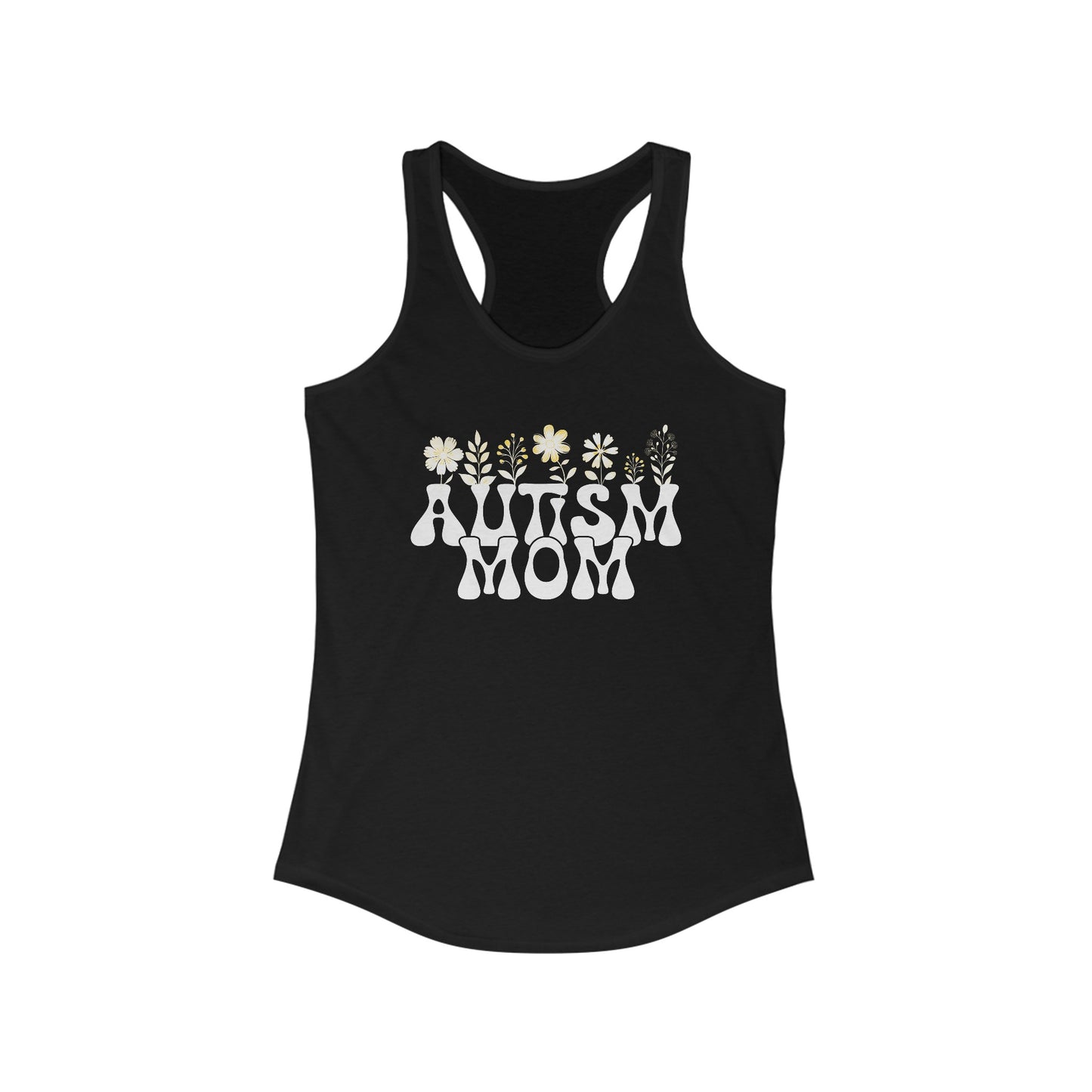 Autism Awareness Women’s Tank Top - Celebrate Motherhood with our ‘MOM’ Design