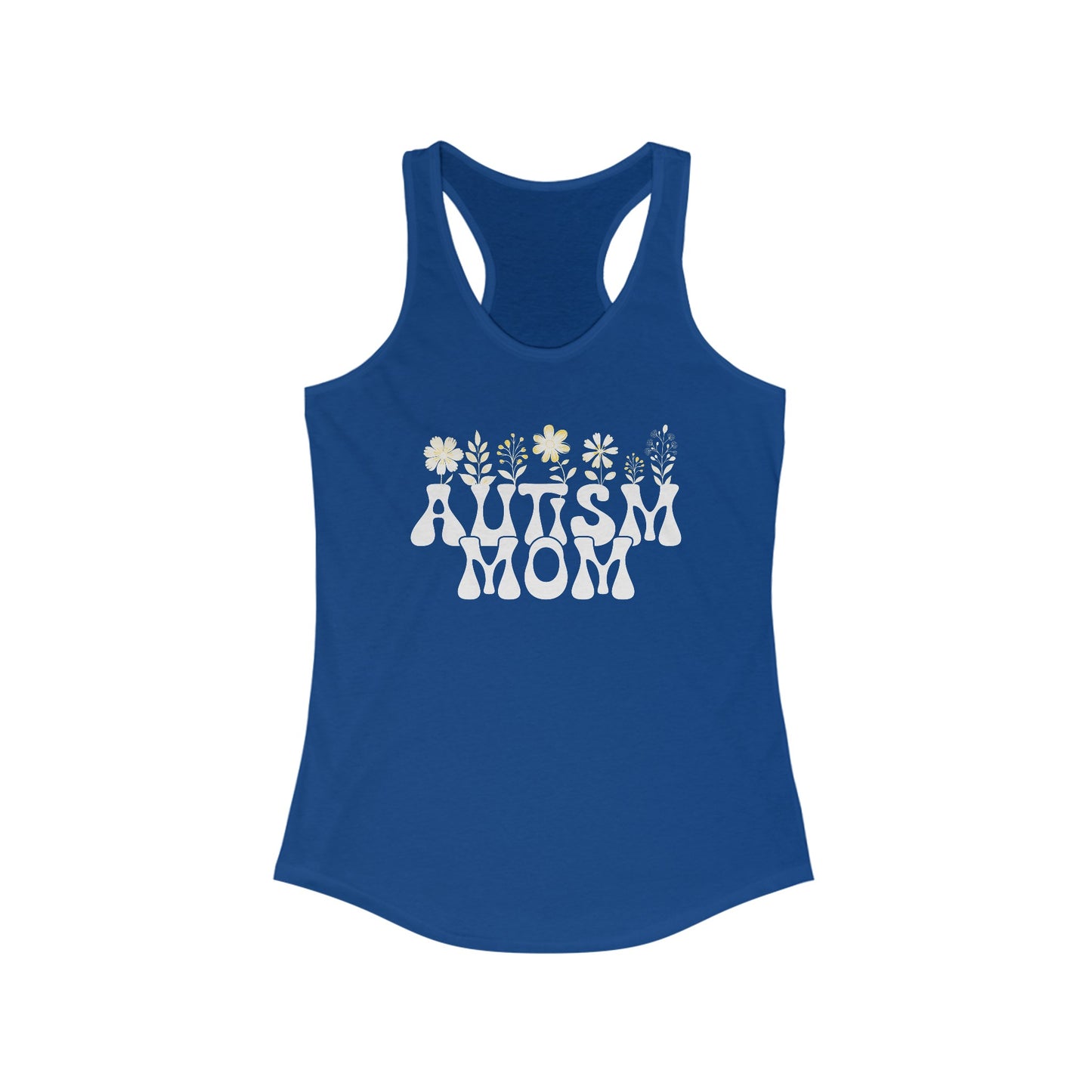 Autism Awareness Women’s Tank Top - Celebrate Motherhood with our ‘MOM’ Design