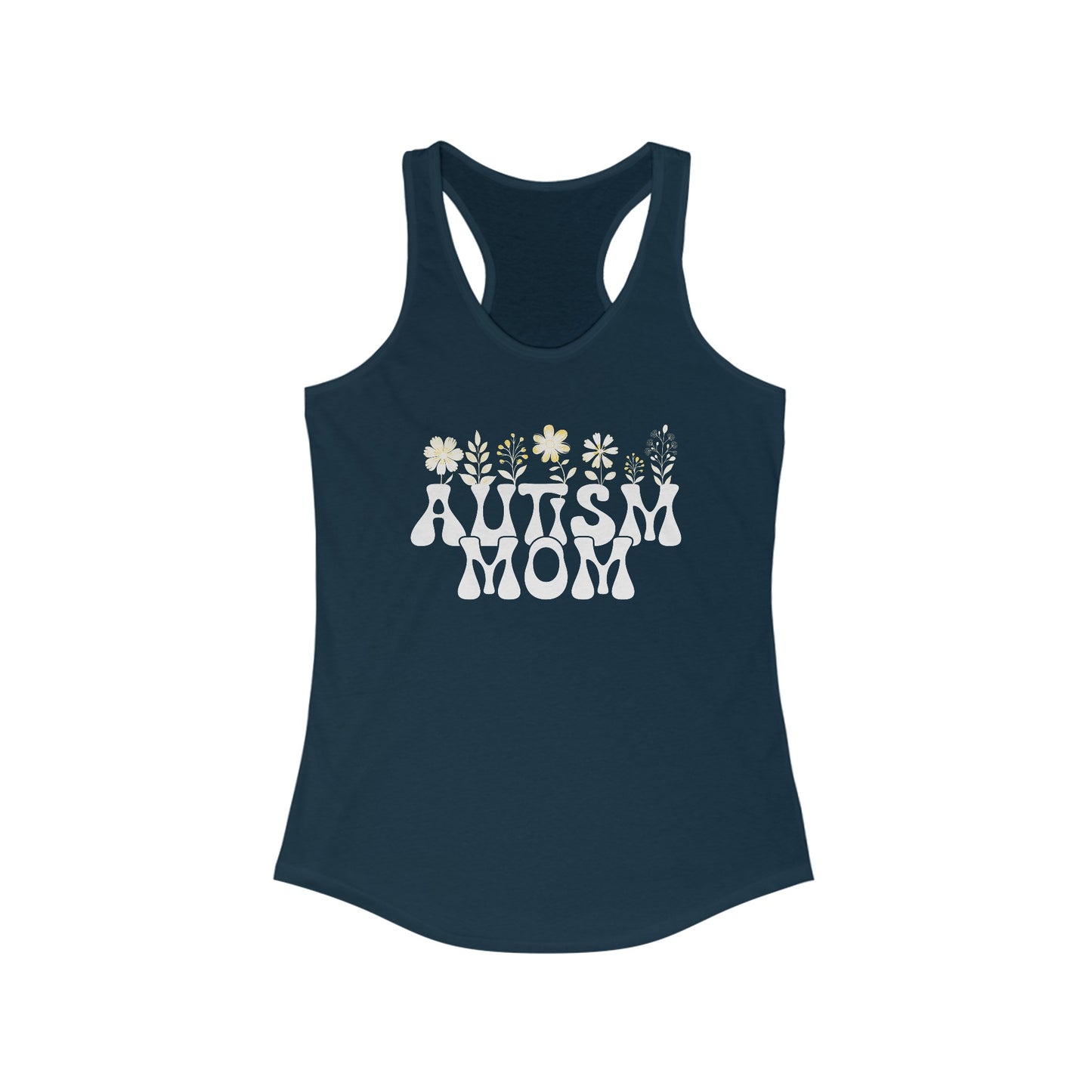 Autism Awareness Women’s Tank Top - Celebrate Motherhood with our ‘MOM’ Design