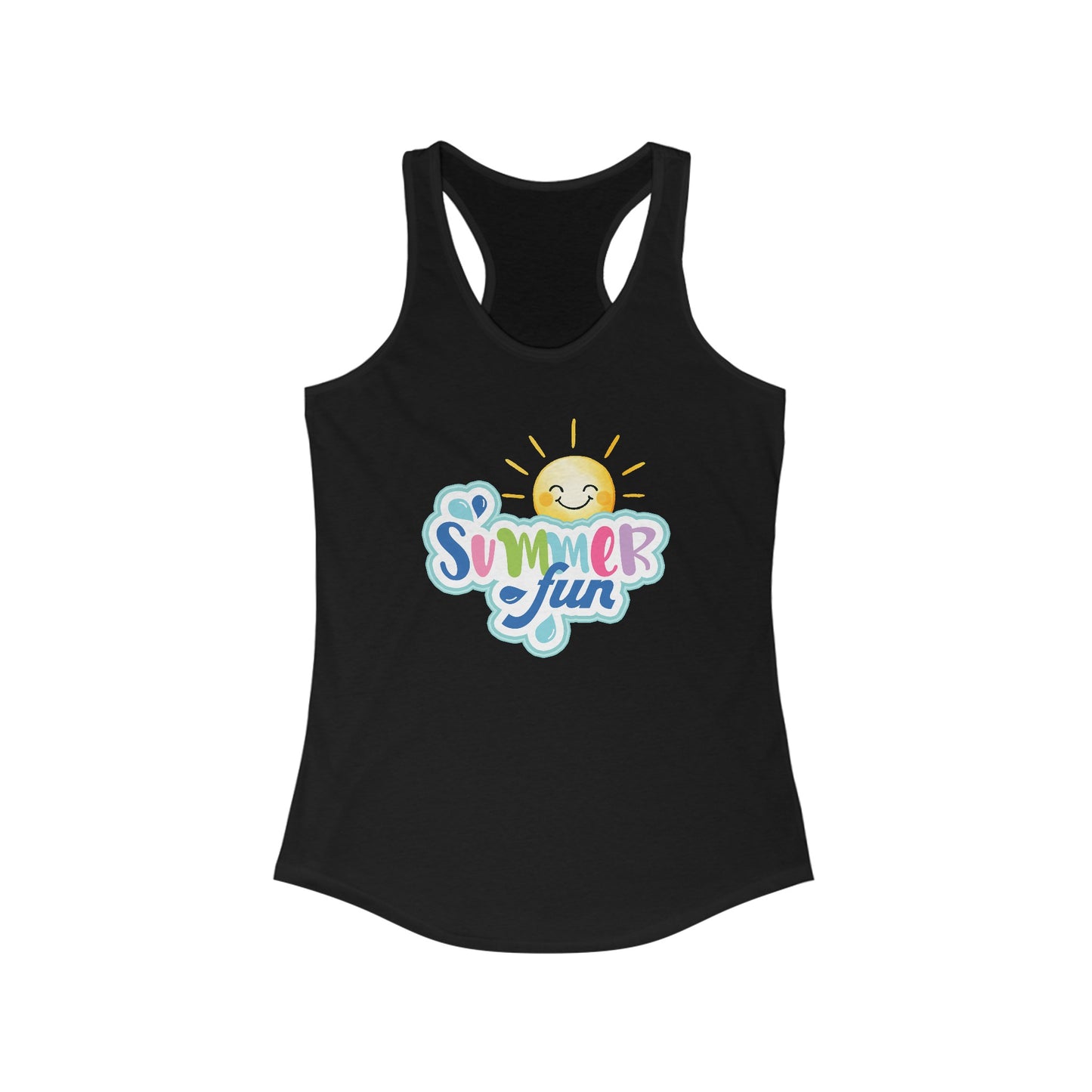 Radiant Sunshine ‘Summer Fun’ Women’s Tank Top - Embrace Warm Vibes