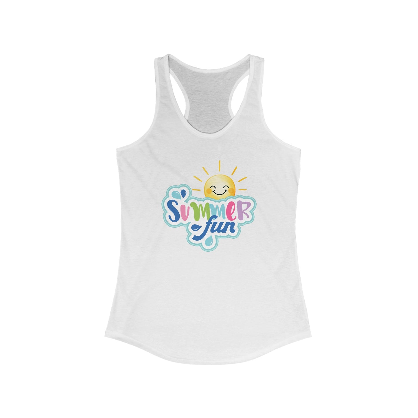 Radiant Sunshine ‘Summer Fun’ Women’s Tank Top - Embrace Warm Vibes