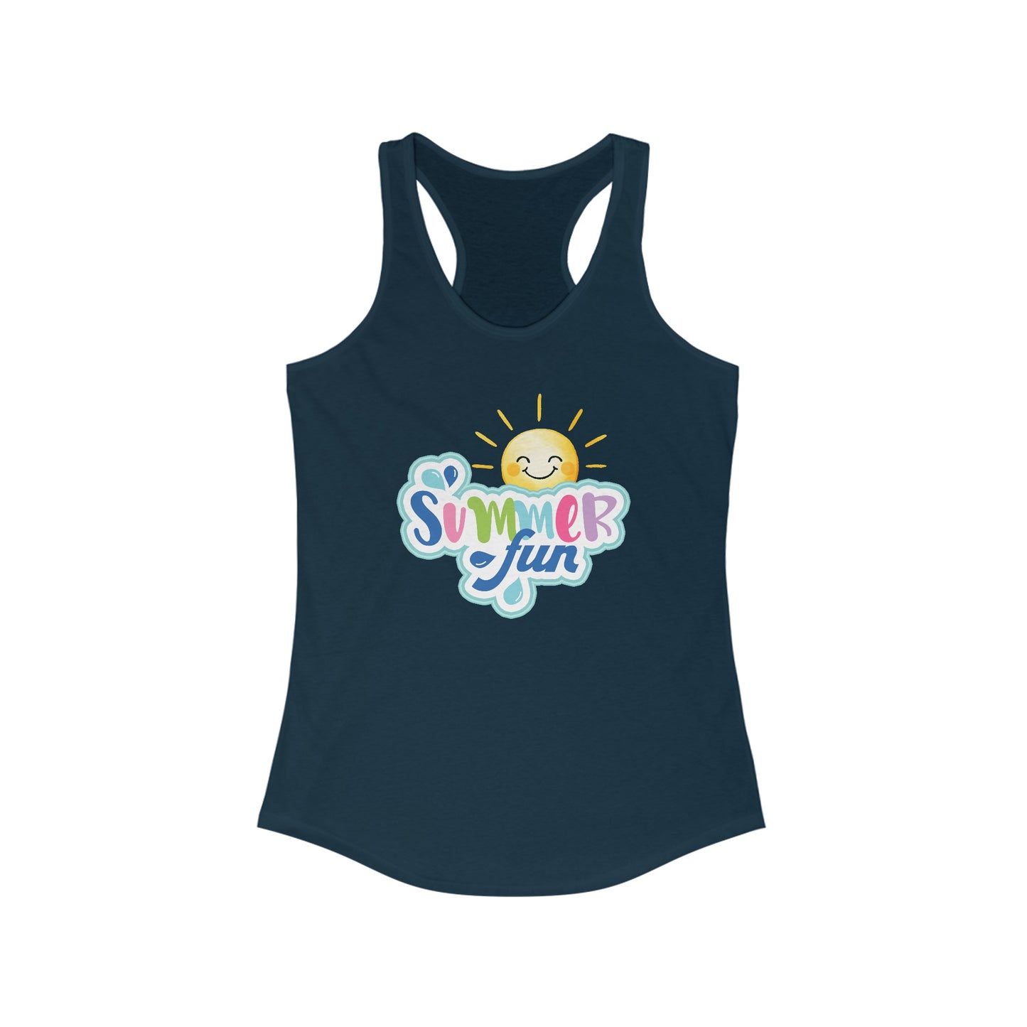 Radiant Sunshine ‘Summer Fun’ Women’s Tank Top - Embrace Warm Vibes