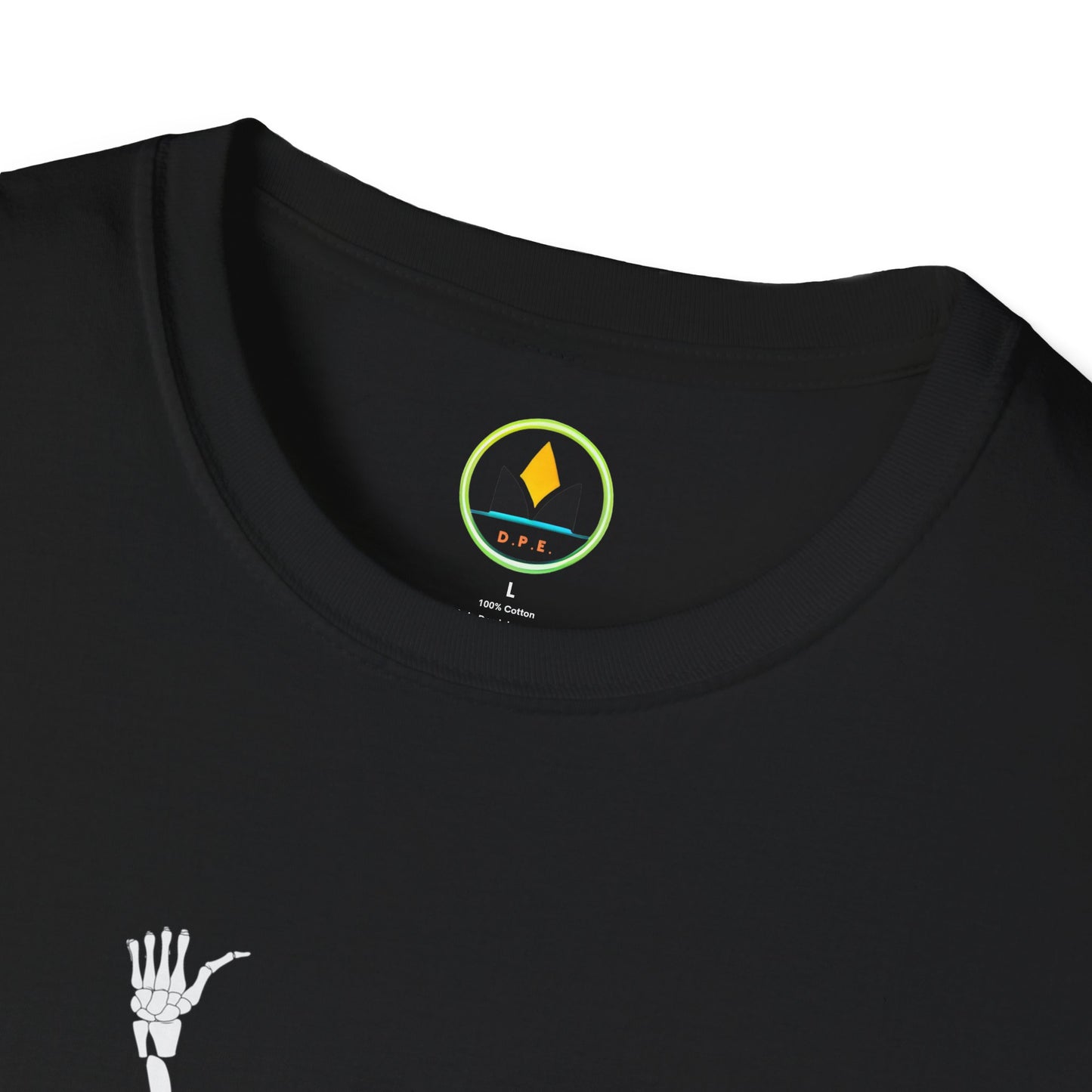 NEVER BETTER - Skeleton in Coffin Halloween Unisex Softstyle T-Shirt