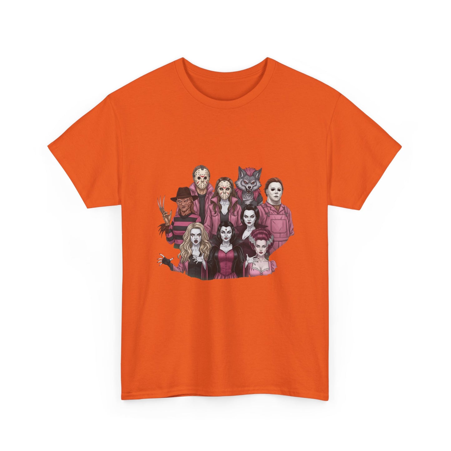 Horror Villains Breast Cancer Awareness Tee