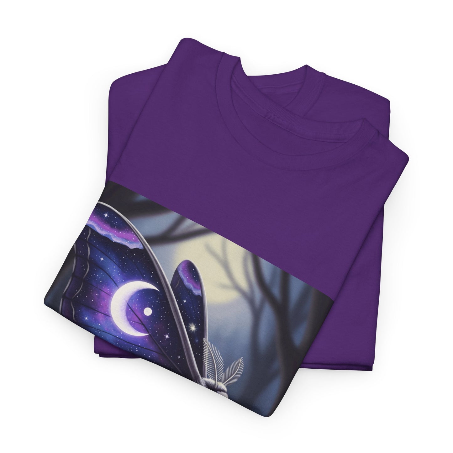 Witchy Galaxy Moth Moon Shirt