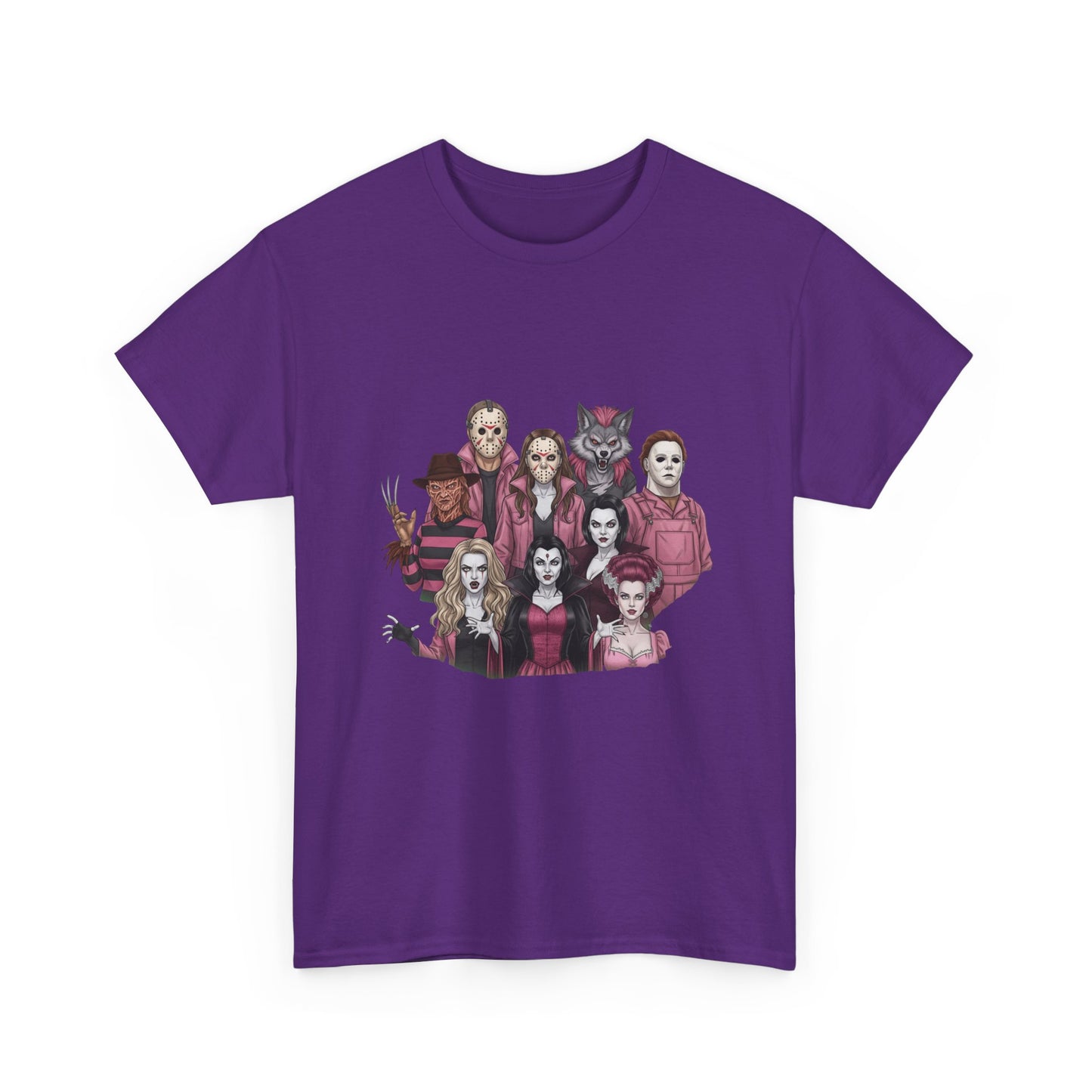 Horror Villains Breast Cancer Awareness Tee