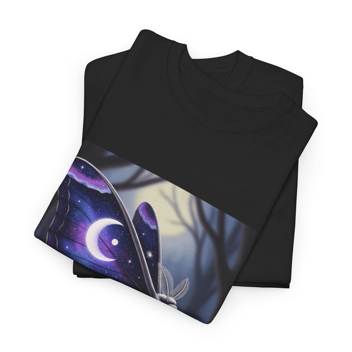 Witchy Galaxy Moth Moon Shirt