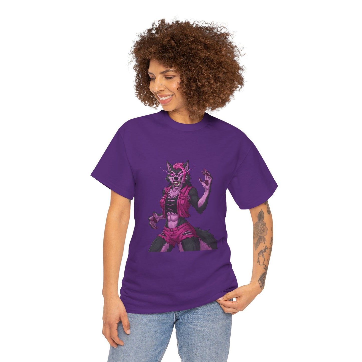 Fierce Werewolf Fights Cancer Tee