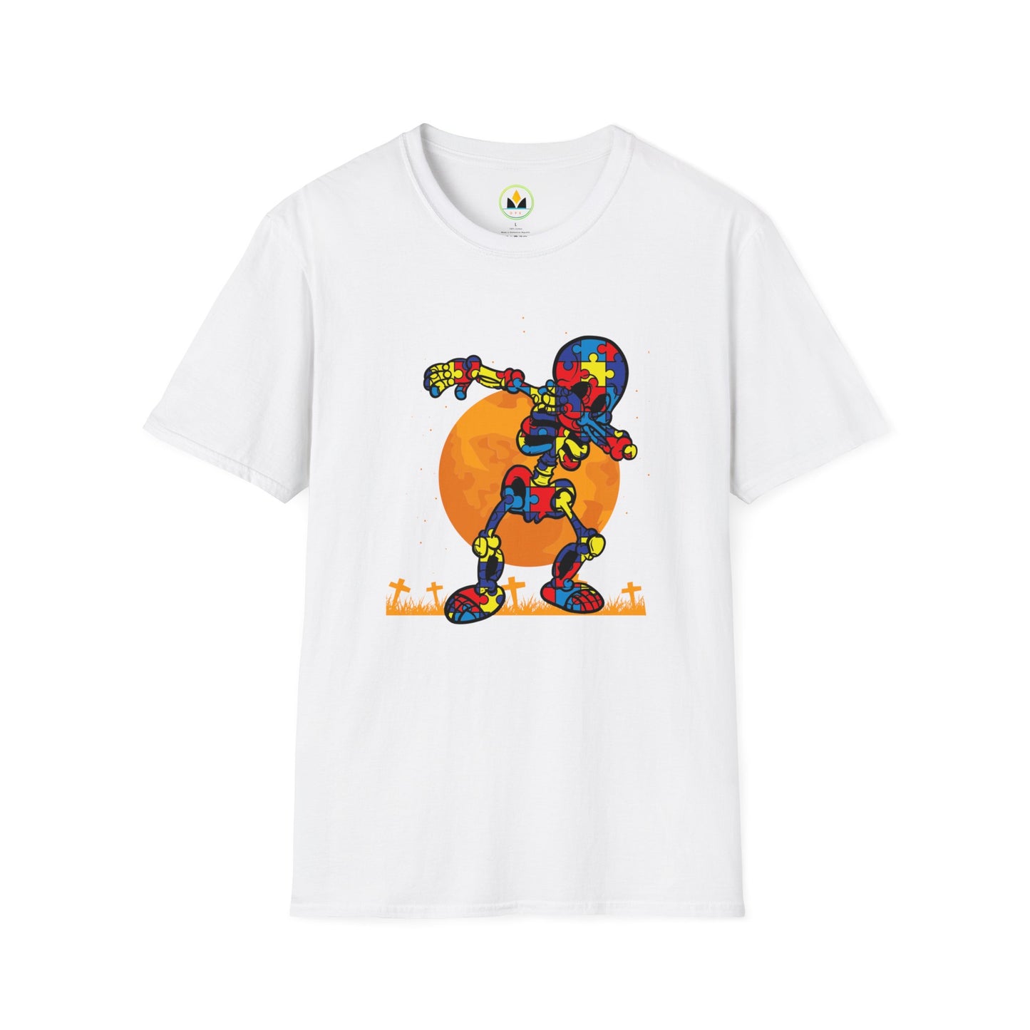 Autism Awareness Halloween Hero Tee - Embrace Uniqueness & Celebrate Differences Unisex Softstyle