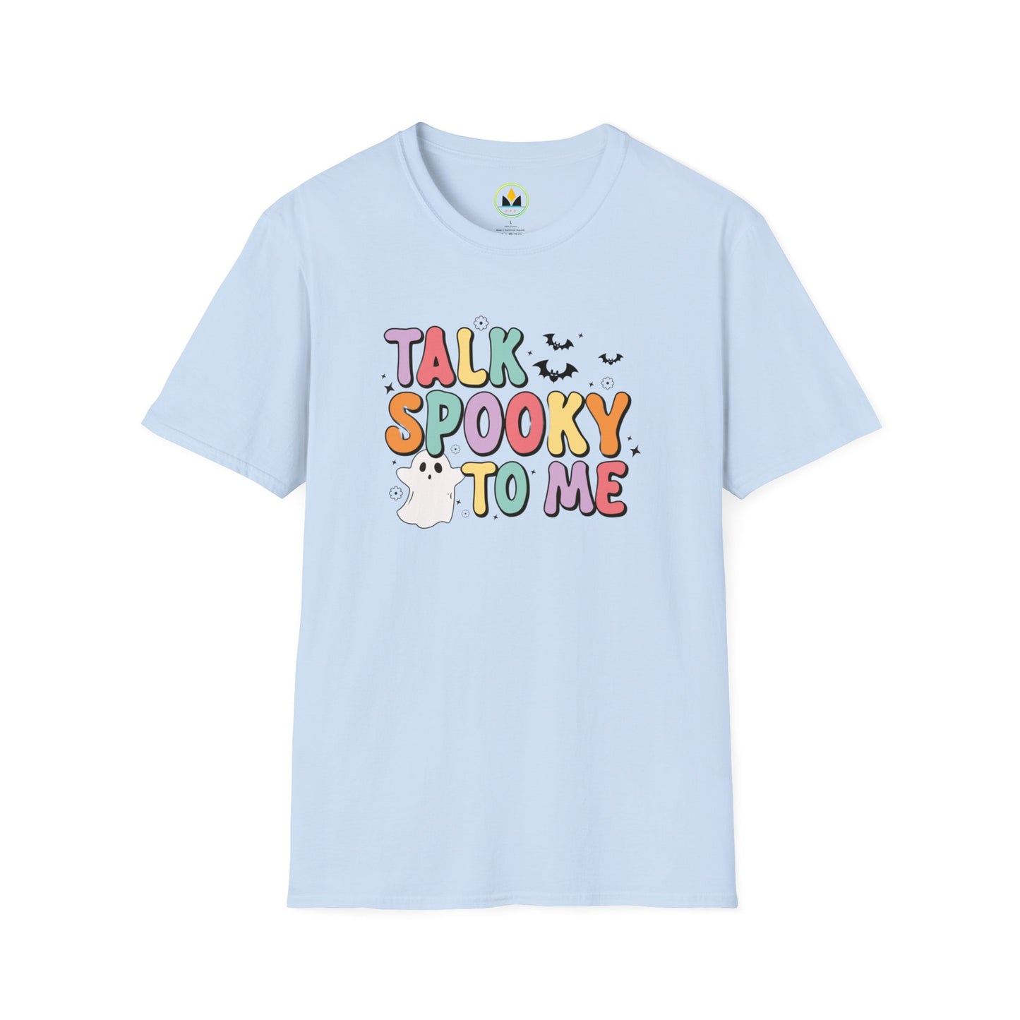 TALK SPOOKY TO ME - Fun Halloween Unisex Softstyle T-Shirt