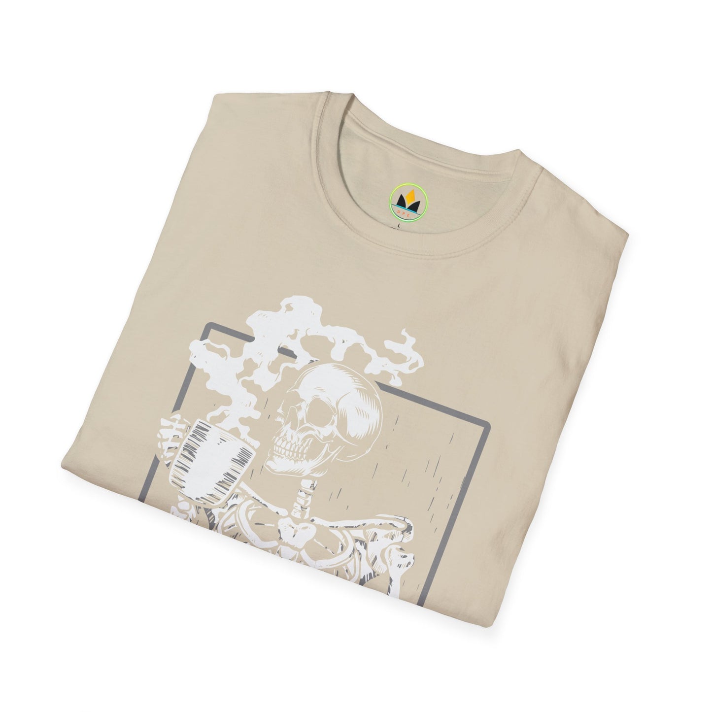 Spooky Sips: Skeleton Coffee Lover’s Halloween T-Shirt