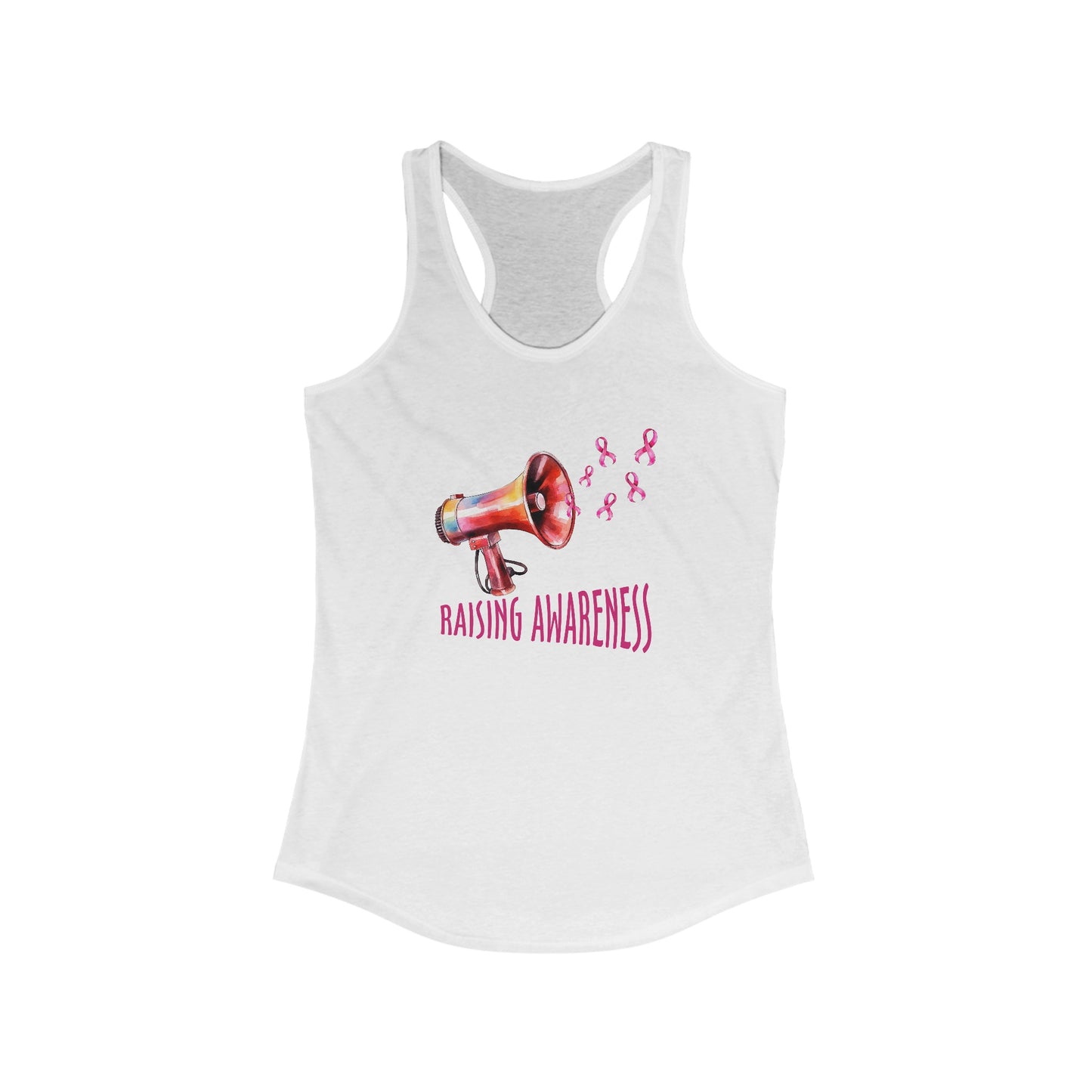 Empower Pink - Women’s ‘Raising Awareness’ Megaphone Tank Top