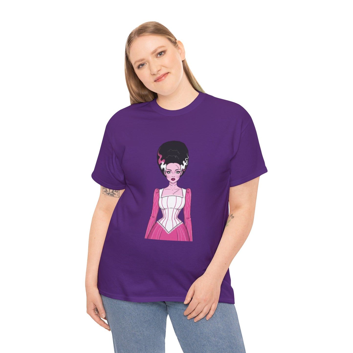 Pink Bride of Frankenstein Awareness Tee