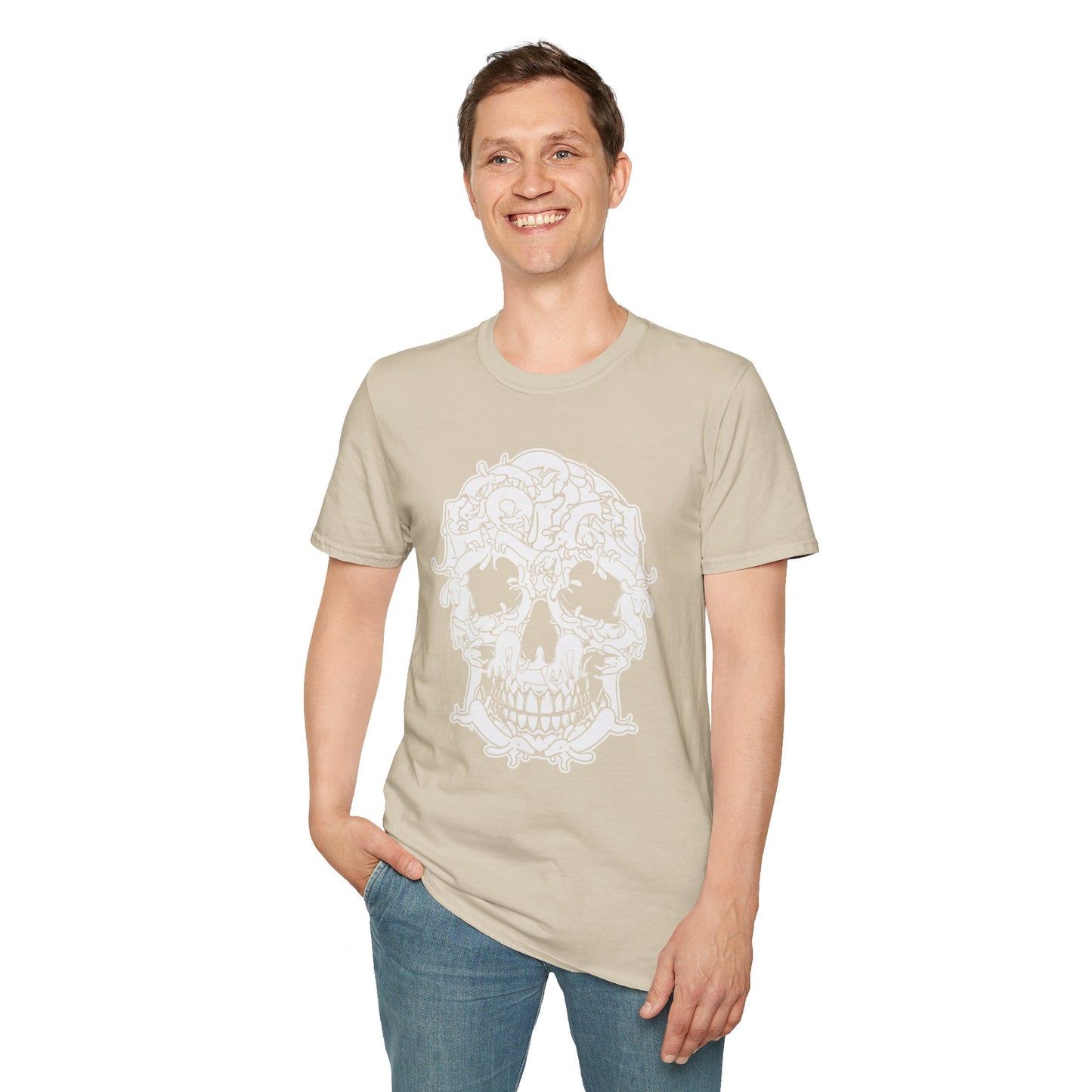 Unique Spooky Intricate Skull Dachshund Dog Halloween Tee - Perfect for Dog Lovers!