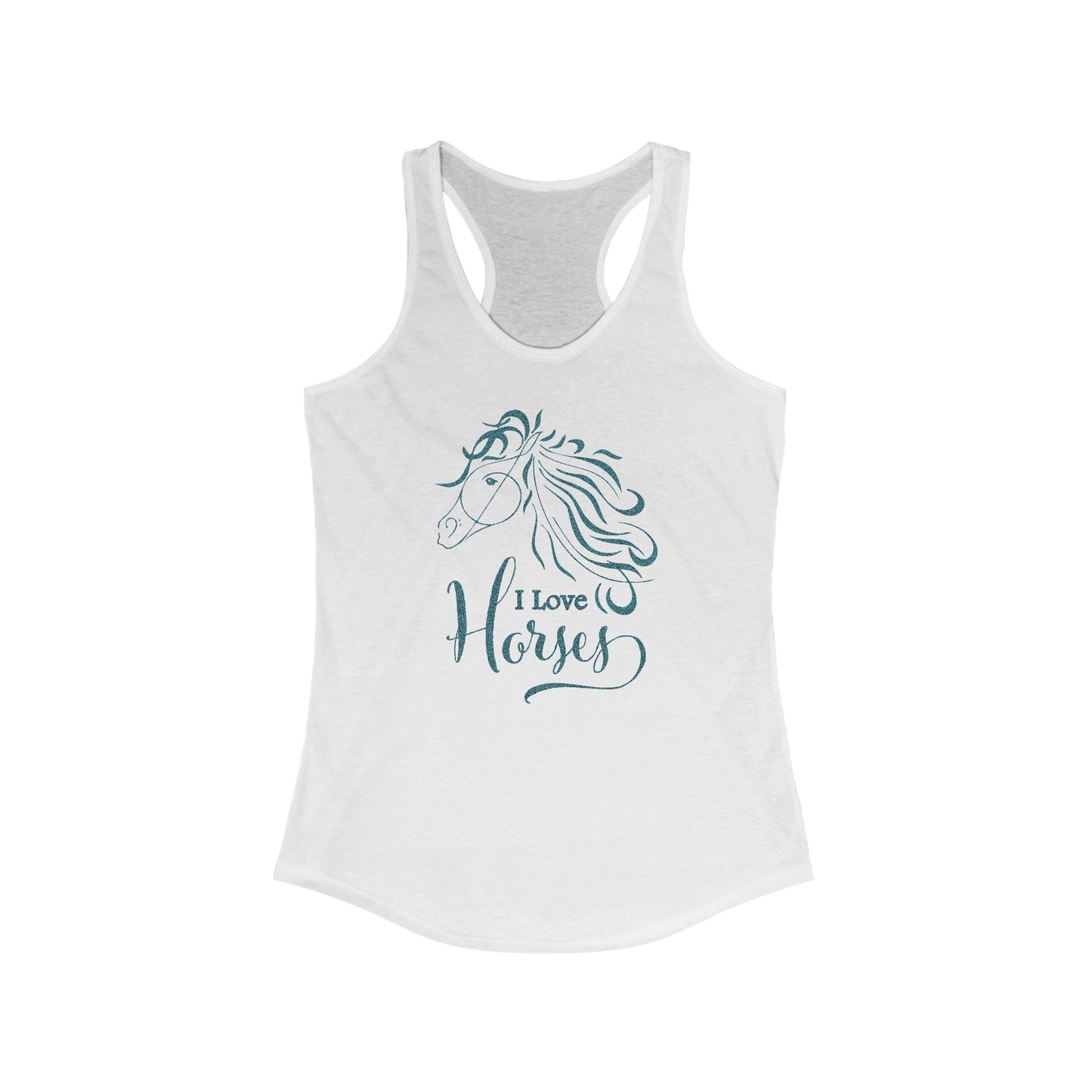 Women’s Equestrian Style Tank Top - Express Your Love for Horses in Style