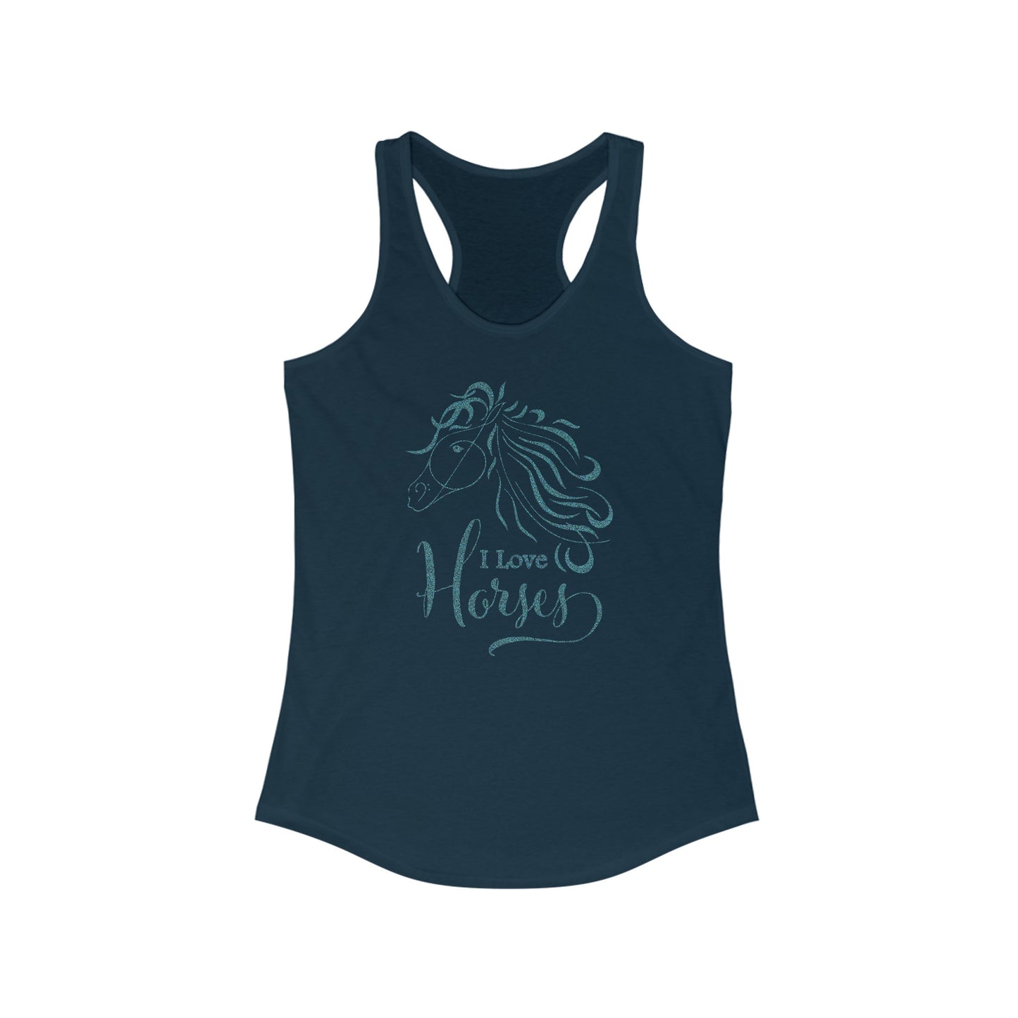 Women’s Equestrian Style Tank Top - Express Your Love for Horses in Style