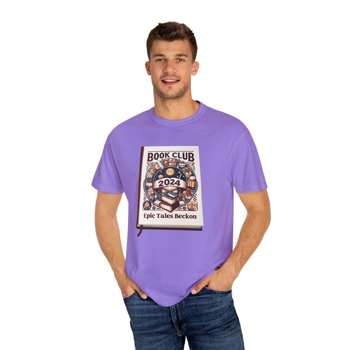 2024 Book Club - Literary Adventure tshirt - Epic Tales Beckon