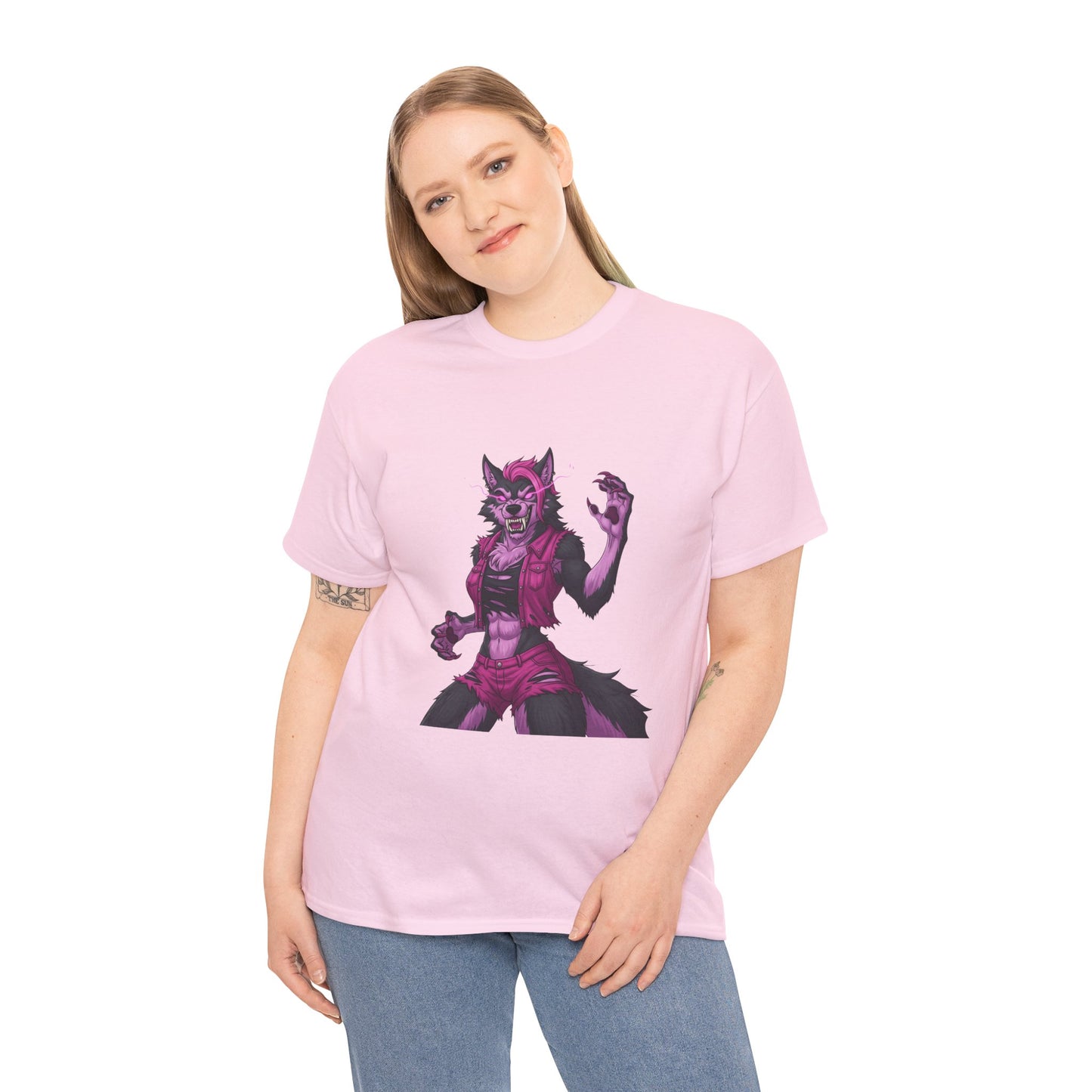 Fierce Werewolf Fights Cancer Tee