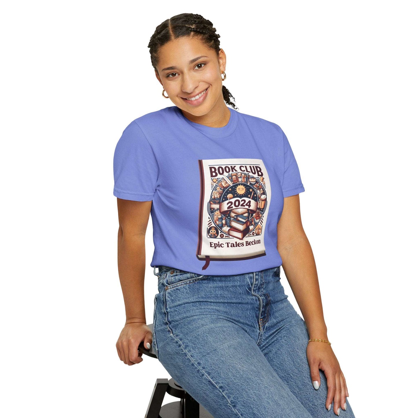 2024 Book Club - Literary Adventure tshirt - Epic Tales Beckon